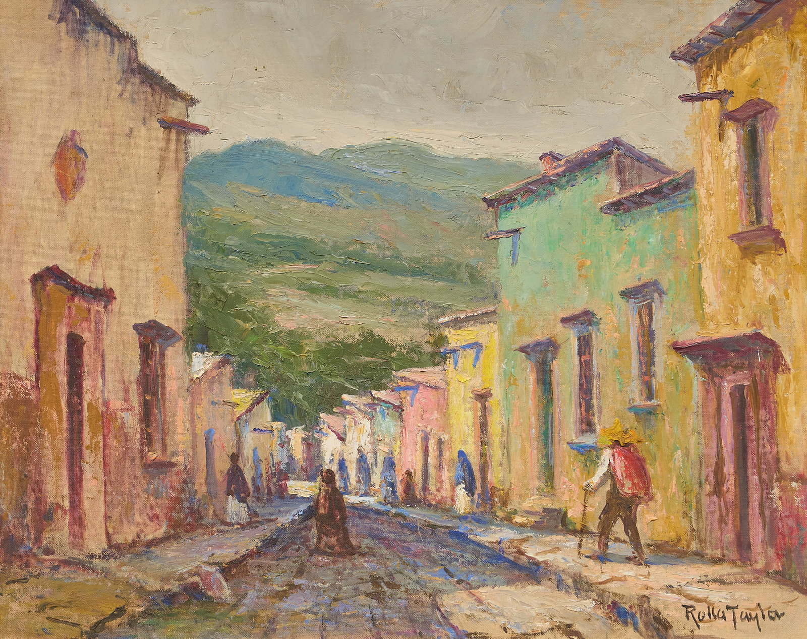 Rolla Taylor, Street Scene in Mexico (1 of 4)