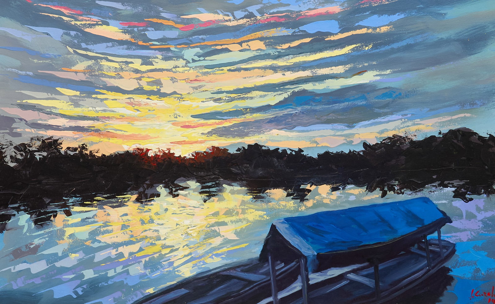 Sunset with Trajineras (1 of 4)