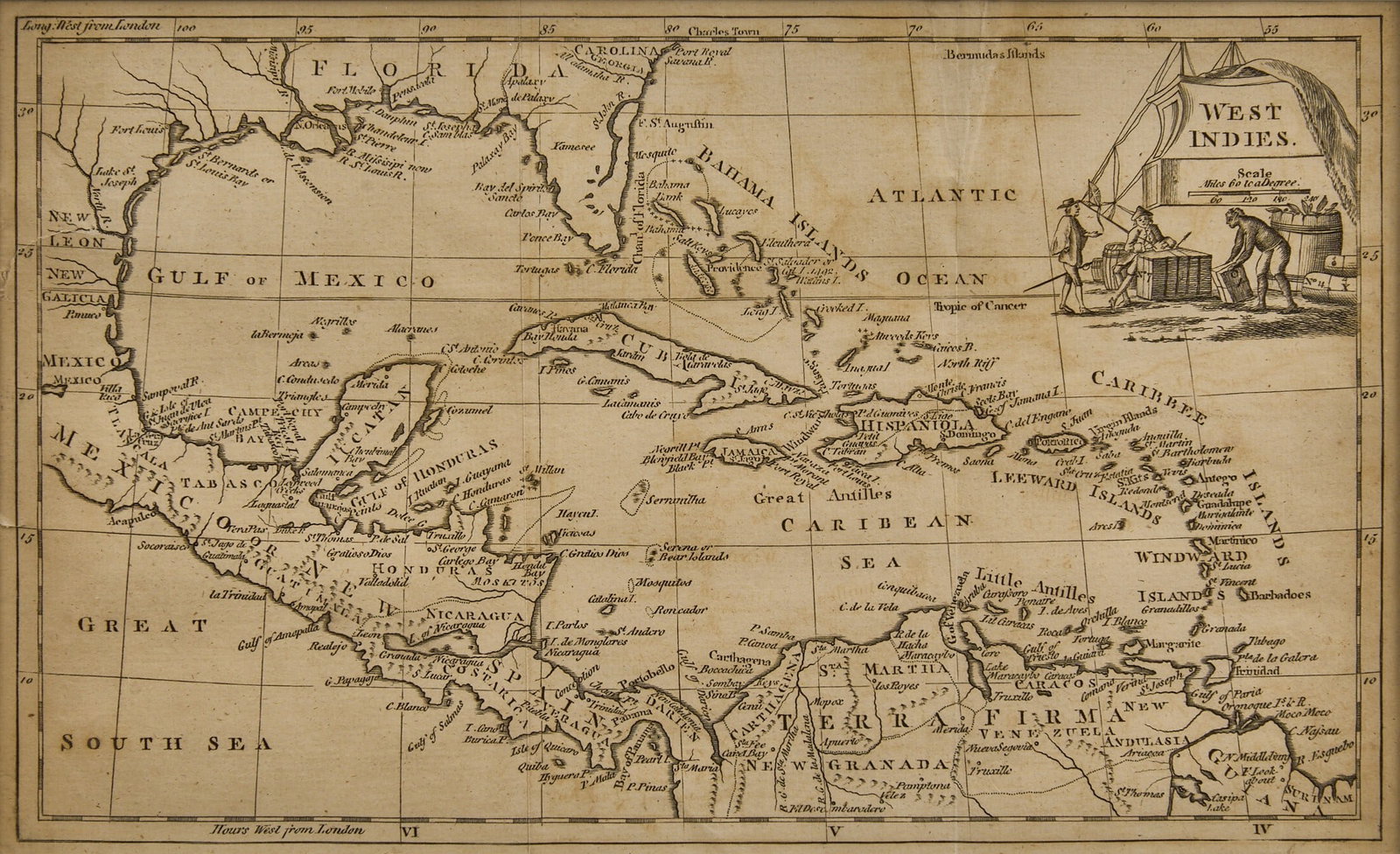 Map of West Indies (1 of 3)