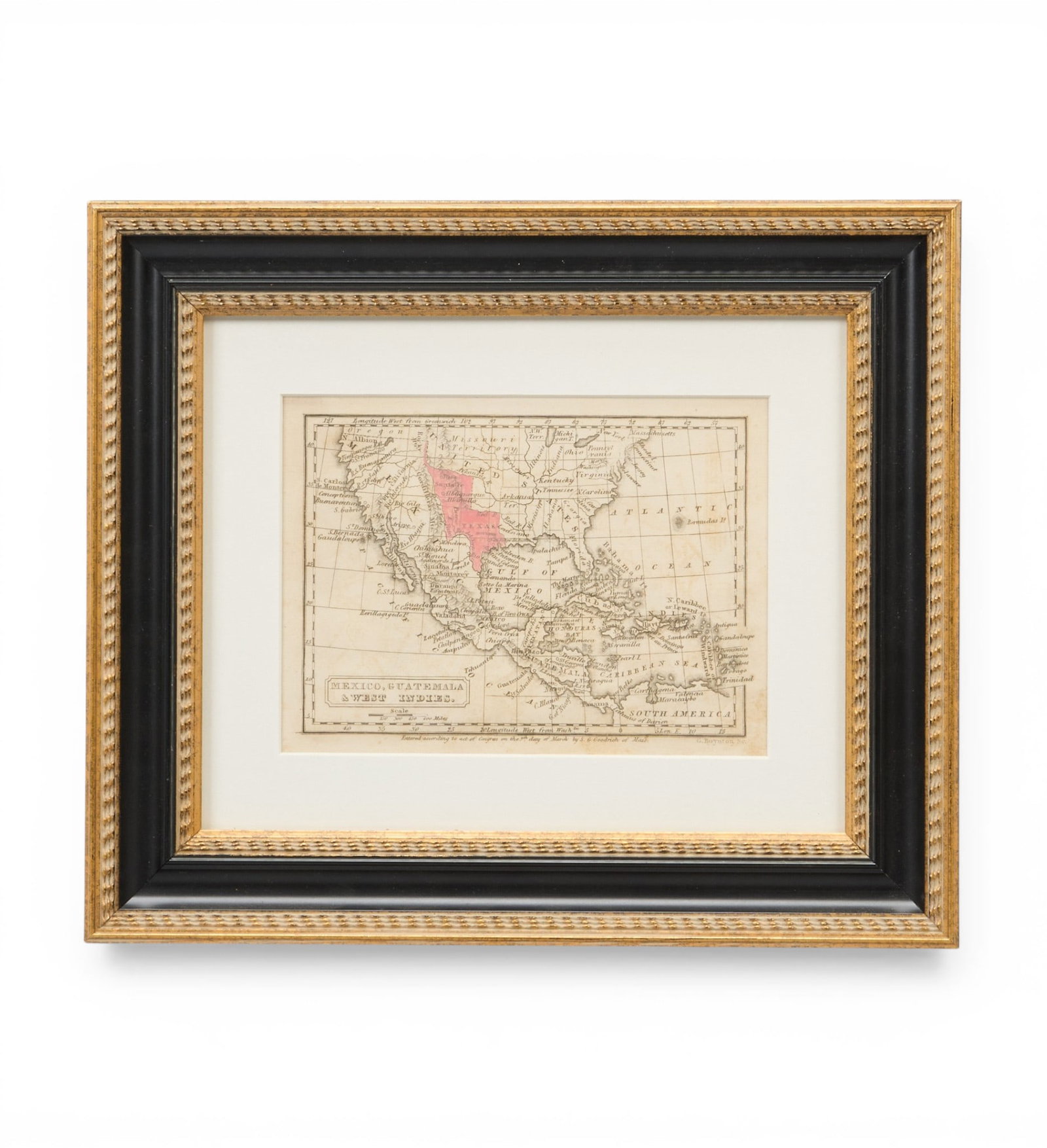 Mexico, Guatemala & West Indies Map (1 of 4)