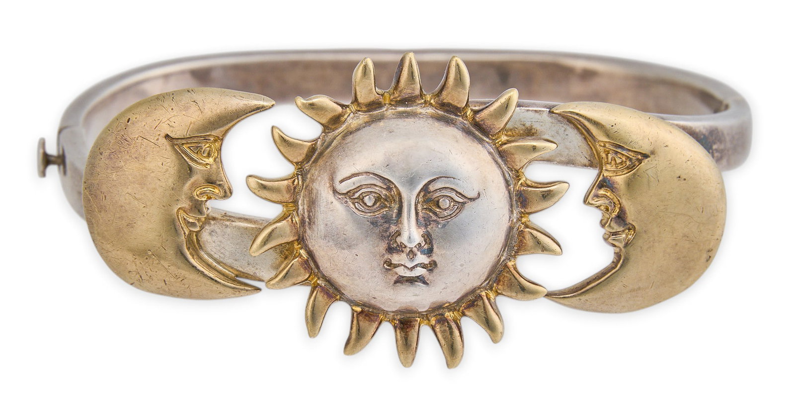 Sergio Bustamante, Sun & Moon Sterling Cuff (1 of 5)