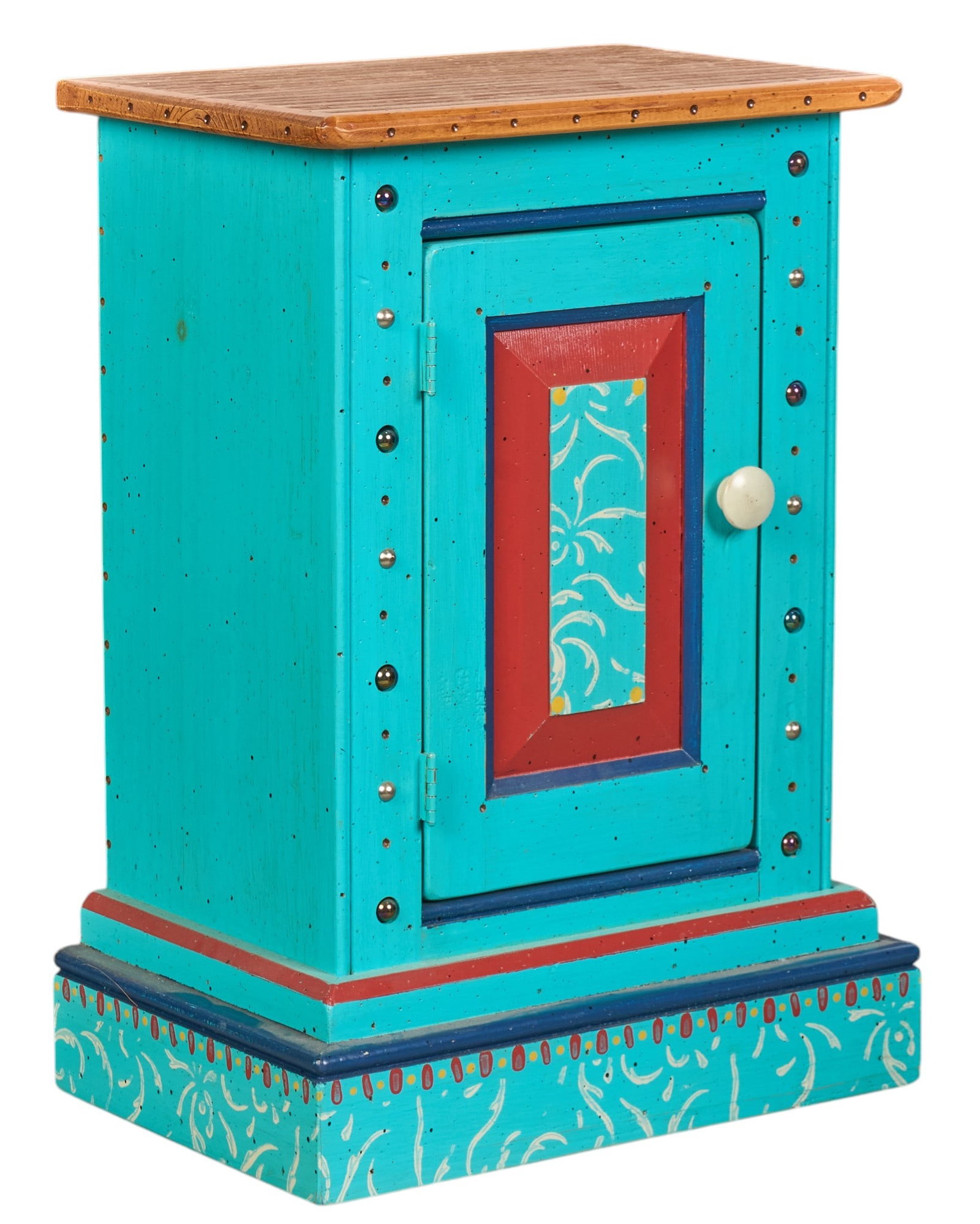 Folk Art Side Table (1 of 5)