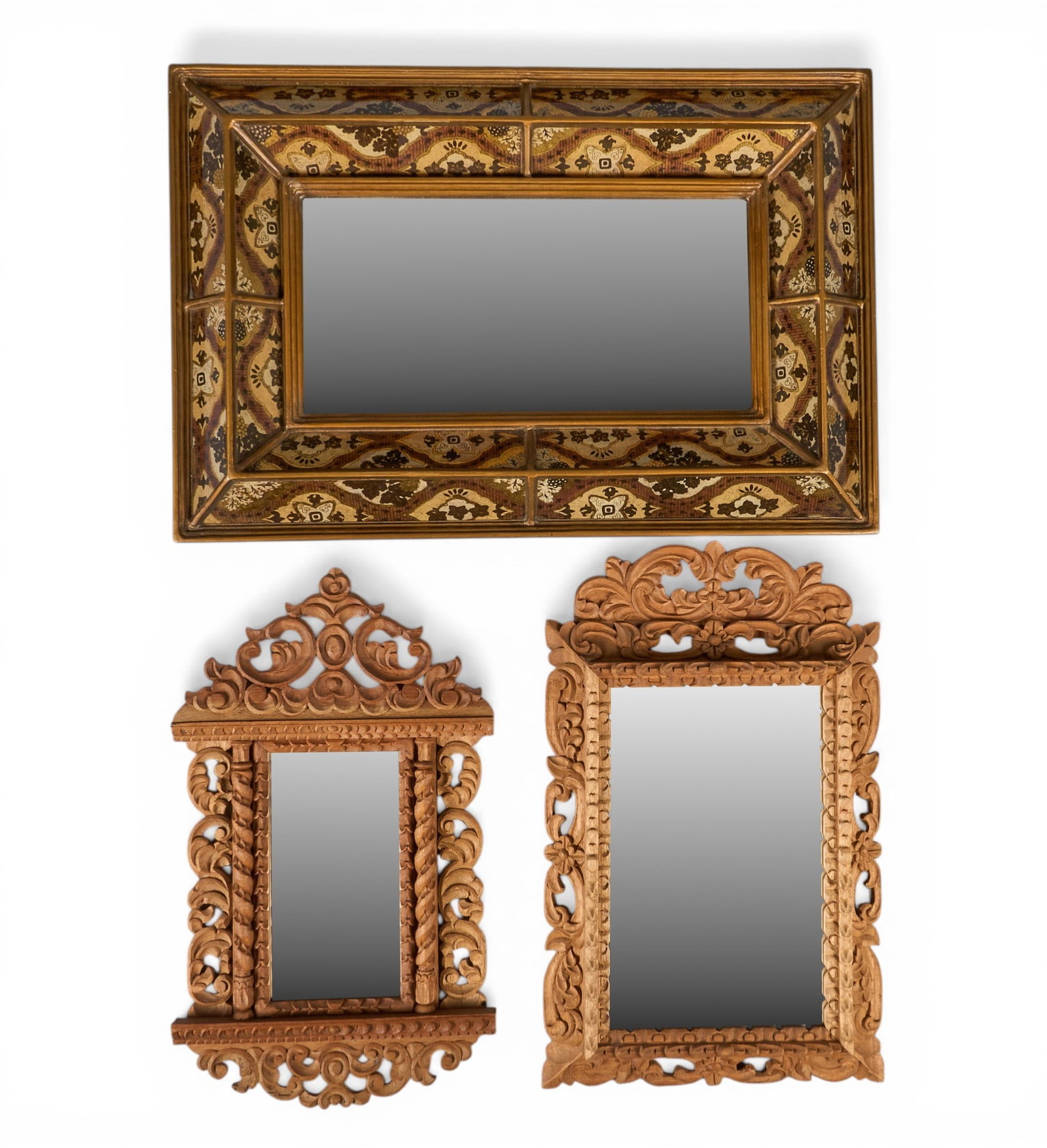 (3) Vintage Mirrors (1 of 2)