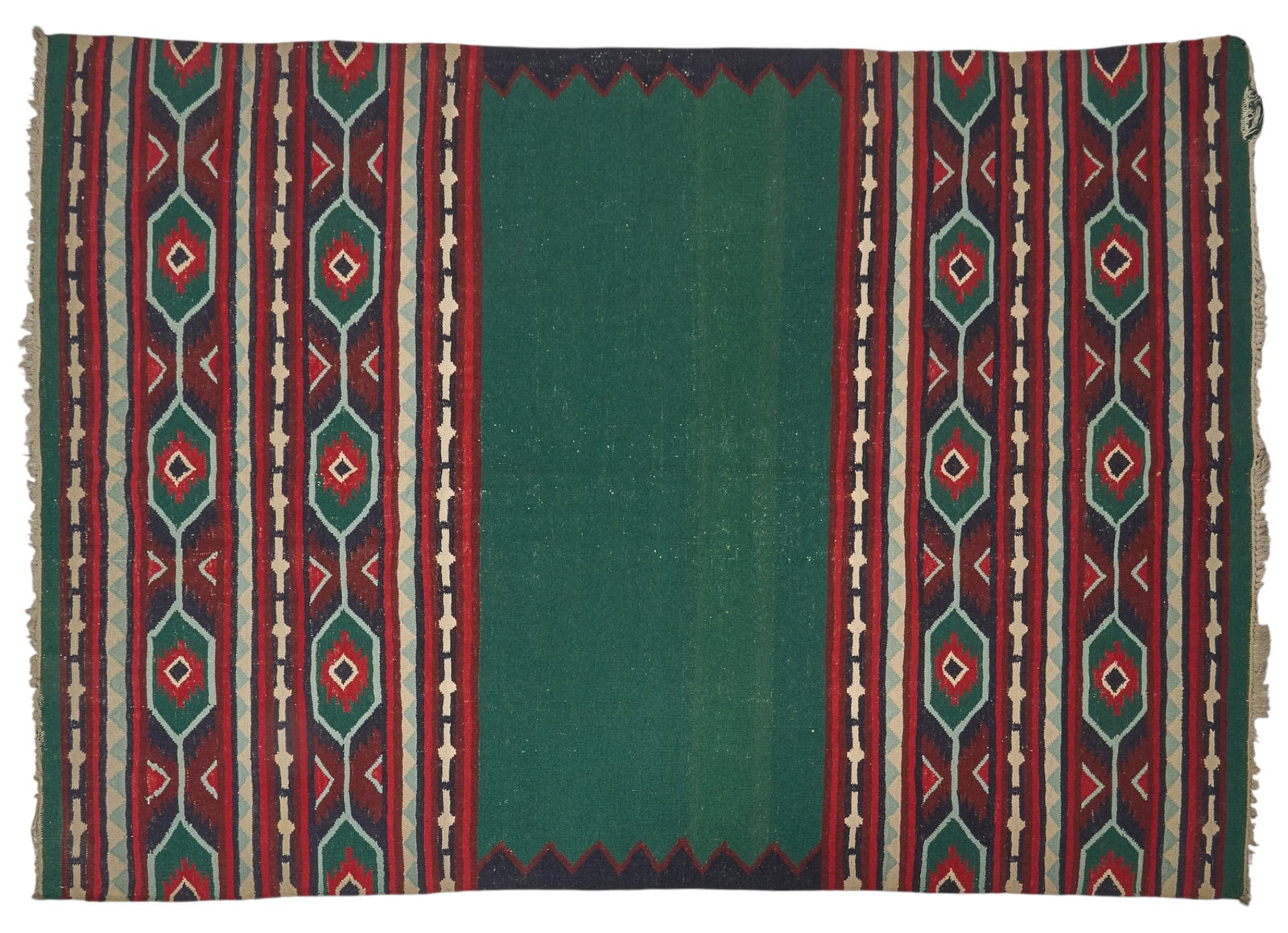 Handwoven Mexican Blanket (1 of 3)