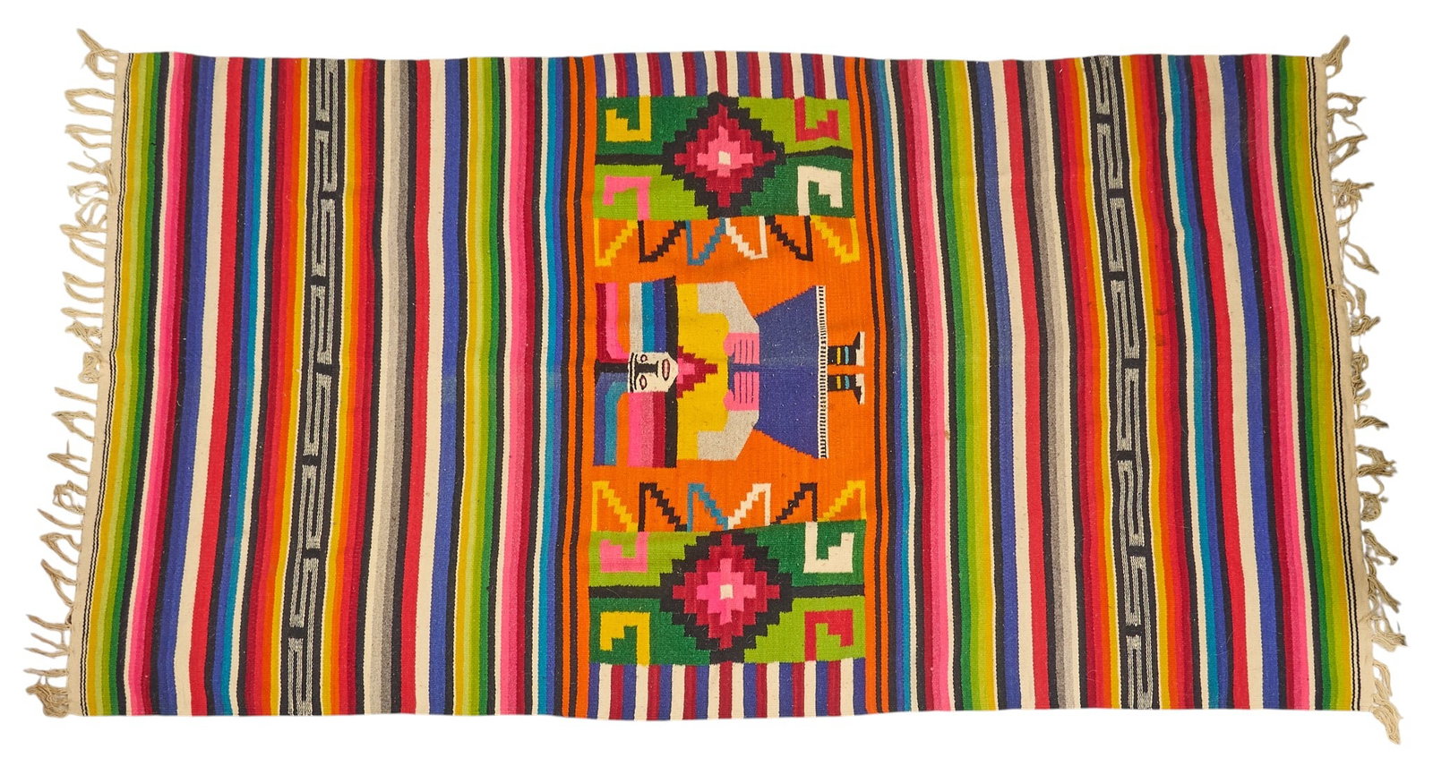 Vintage Mexican Serape (1 of 3)