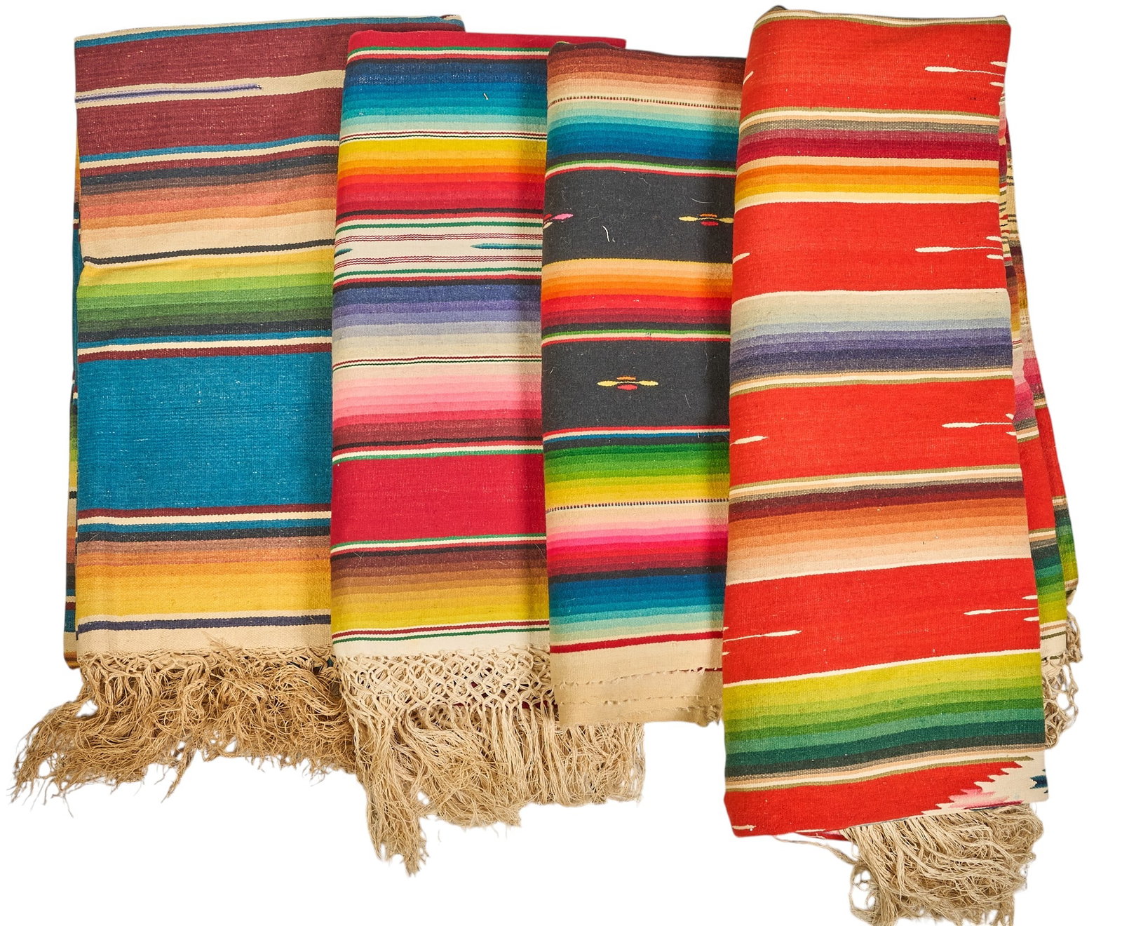 (4) Vintage Mexican Serapes (1 of 9)