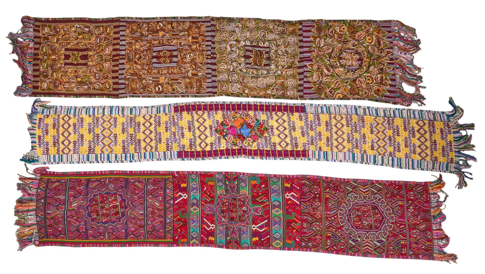 (3) Hand-Woven Guatemalan Runners (1 of 7)