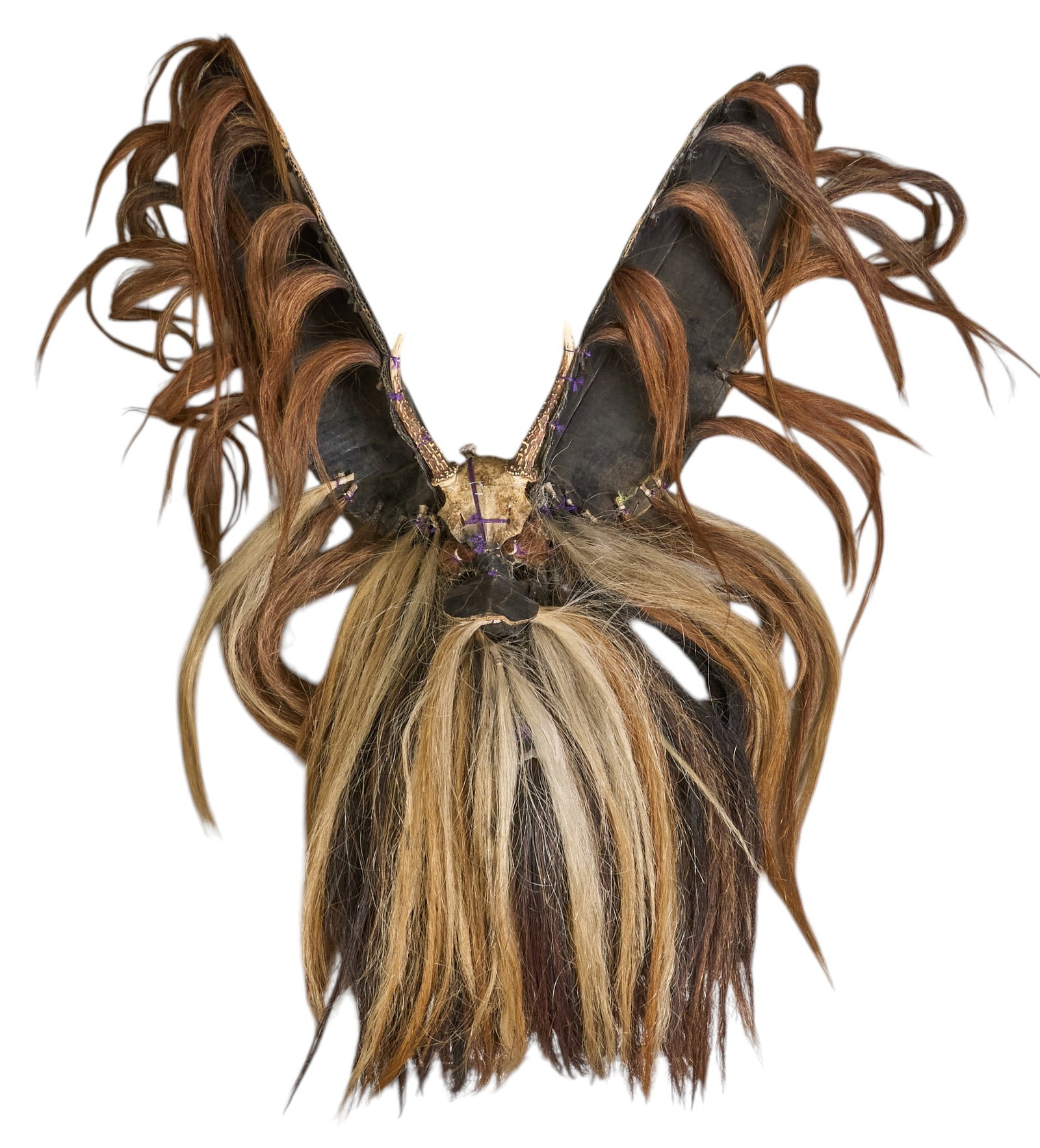 Vintage Afro-Mexican Folk Art Dance Mask (1 of 3)