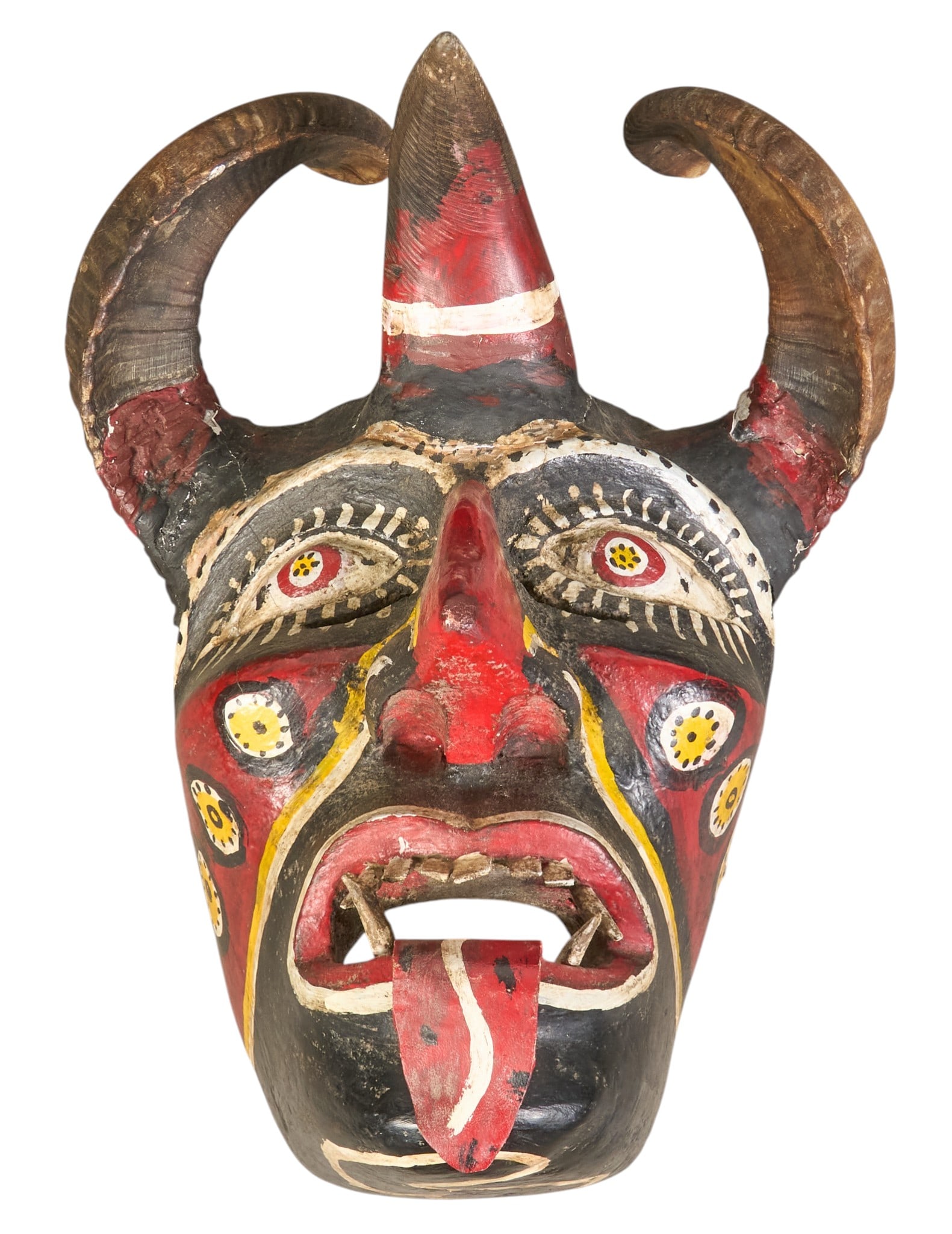 Mexican Diablo Dance Mask (1 of 4)