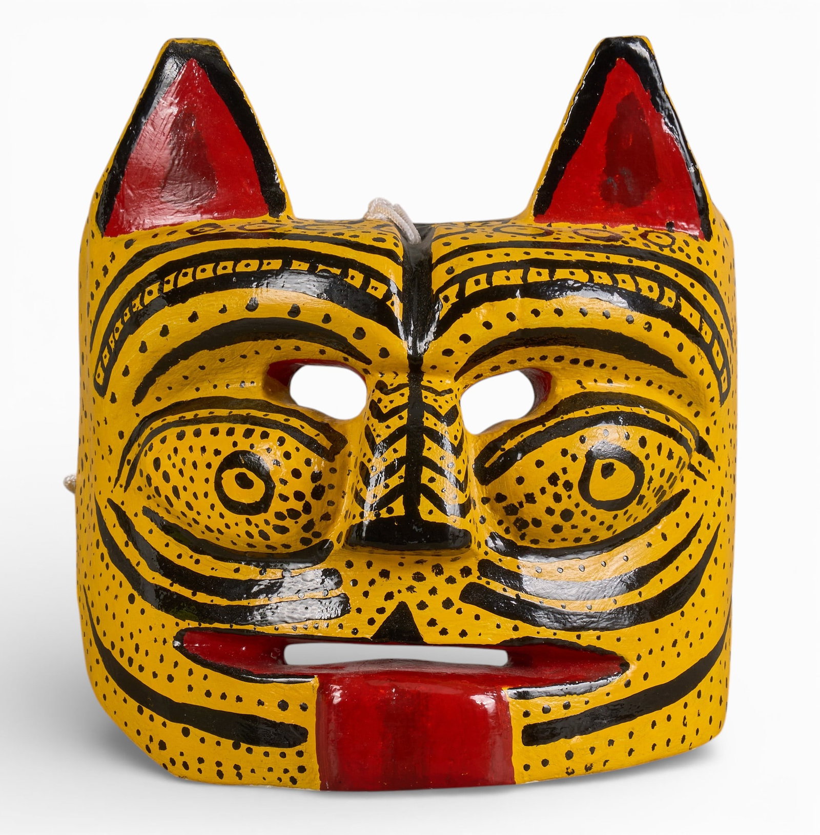 Mexican Tigre Dance Mask (1 of 3)
