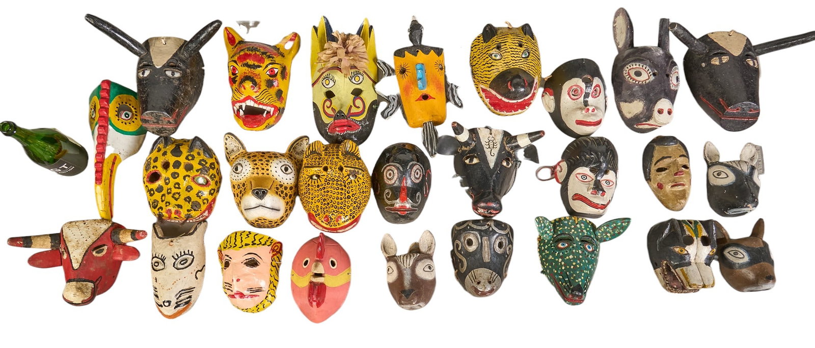 (26) Folk Art Dance Masks (1 of 3)