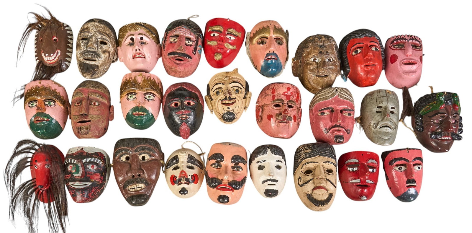 (27) Folk Art Dance Masks (1 of 3)