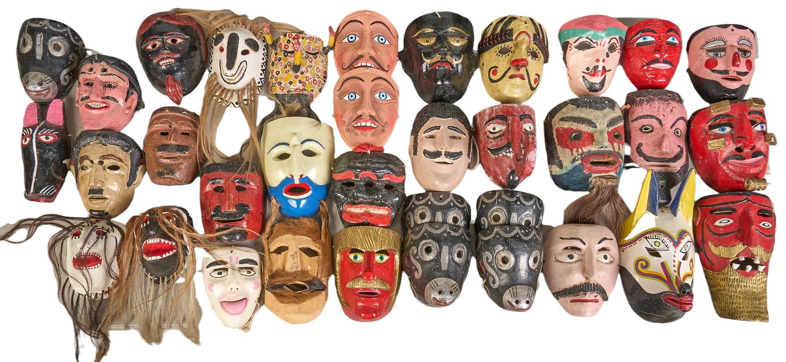 (33) Folk Art Dance Masks (1 of 4)