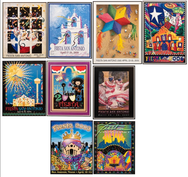 (9) Fiesta San Antonio posters: 2000-2009 (1 of 1)