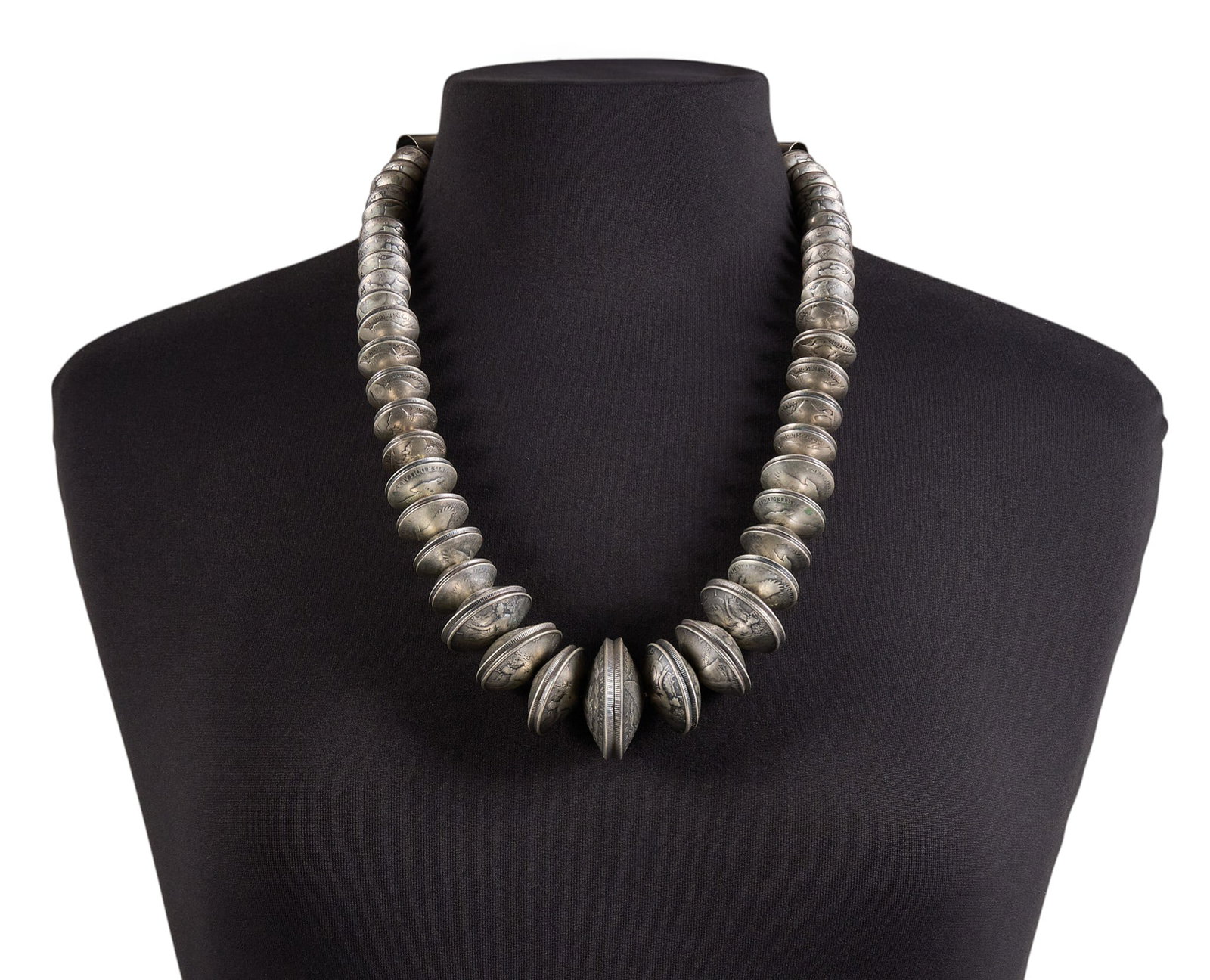 Kenny Ray McNeilley Jr., Beaded Pressed Coin Necklace (1 of 4)