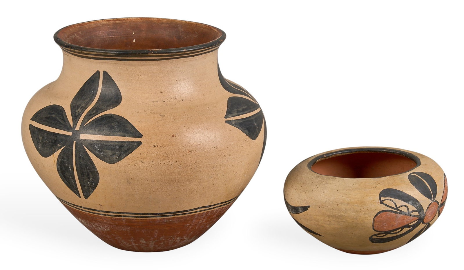 (2) Santo Domingo Pottery Vessels (1 of 4)