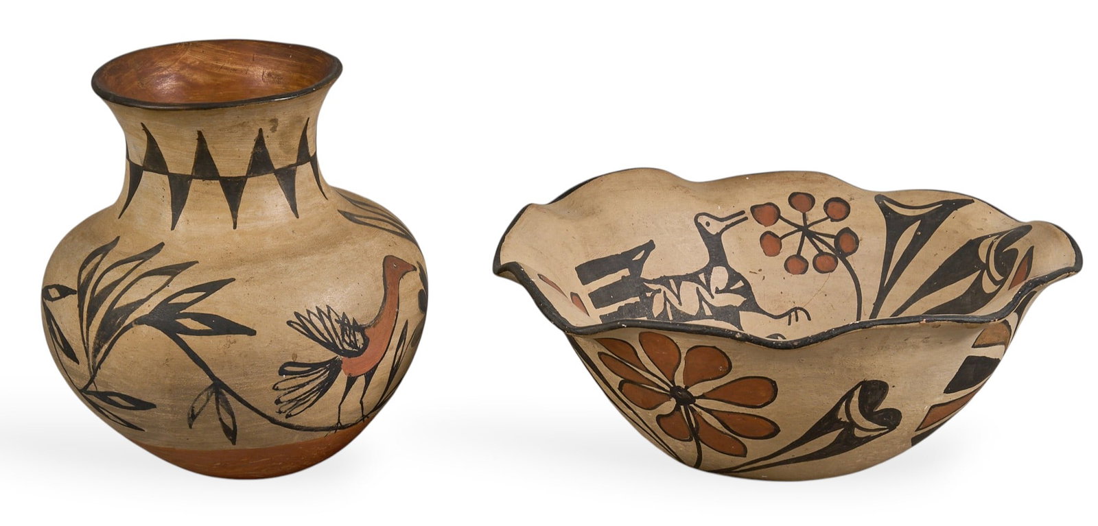(2) Santo Domingo Pottery Vessels (1 of 5)