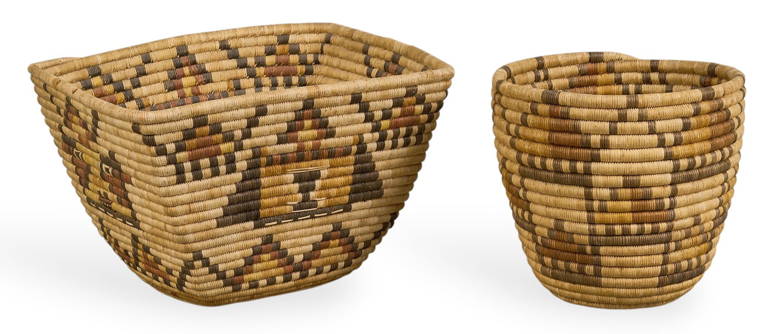 (2) Hopi Coiled Baskets (1 of 4)