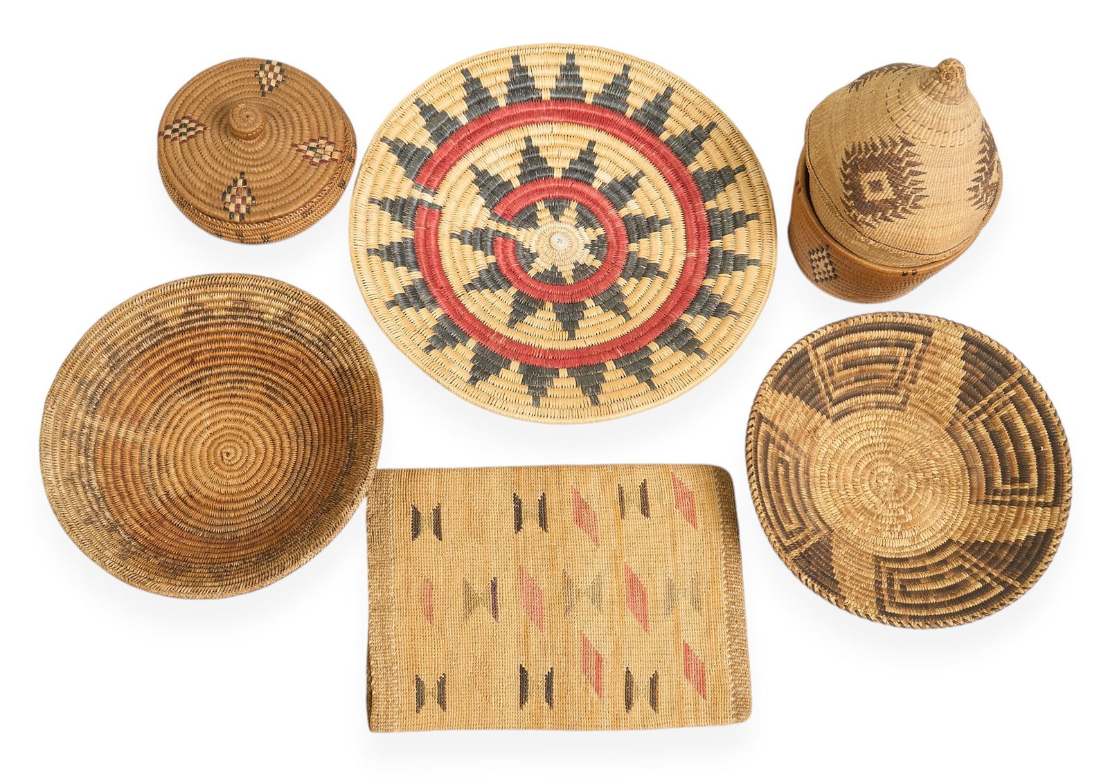 (8) Native American Handwoven Goods (1 of 2)