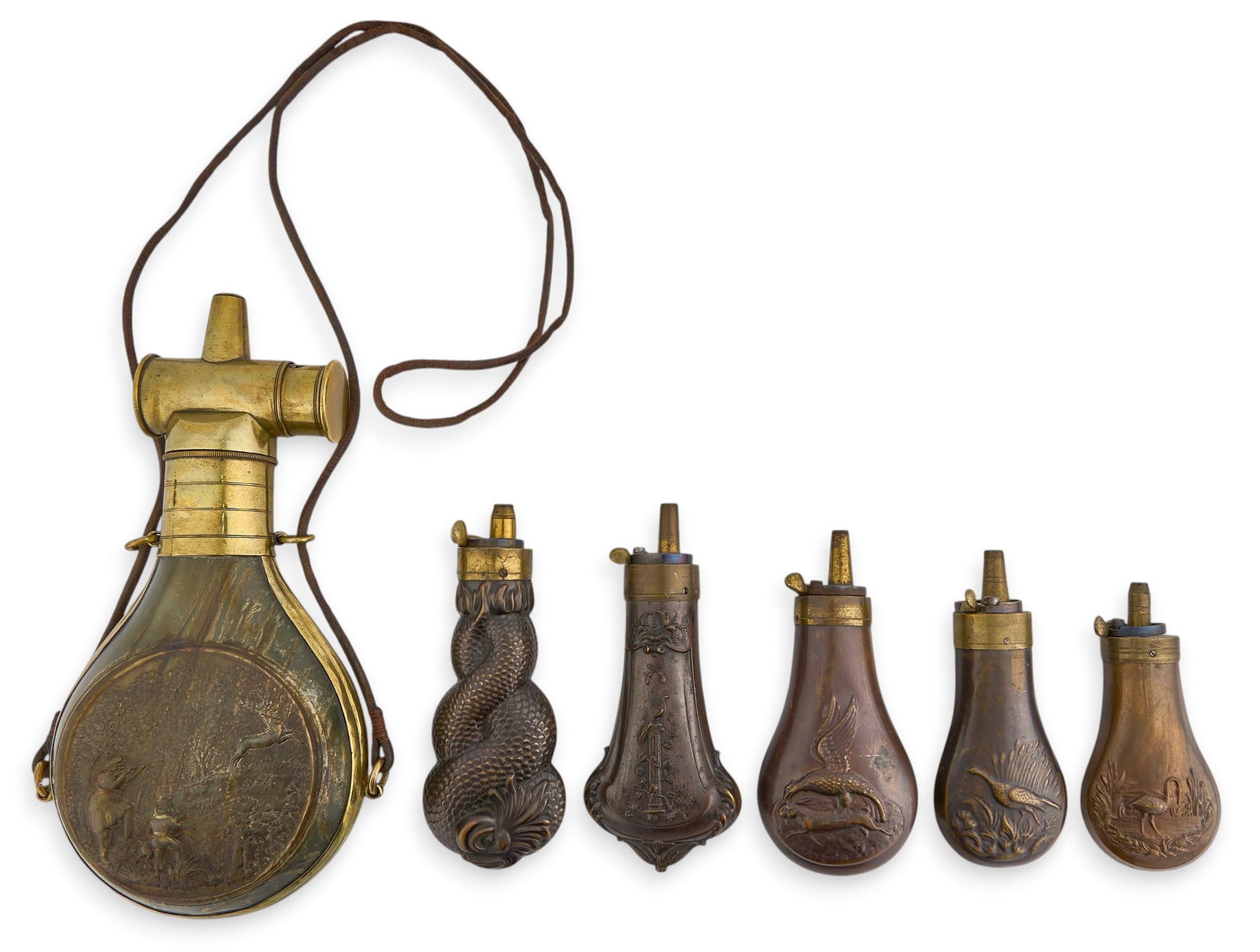 (6) Powder Horns (1 of 2)