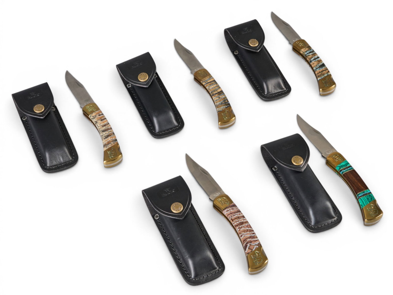 (5) Brian Yellowhorse Buck Knives (1 of 8)