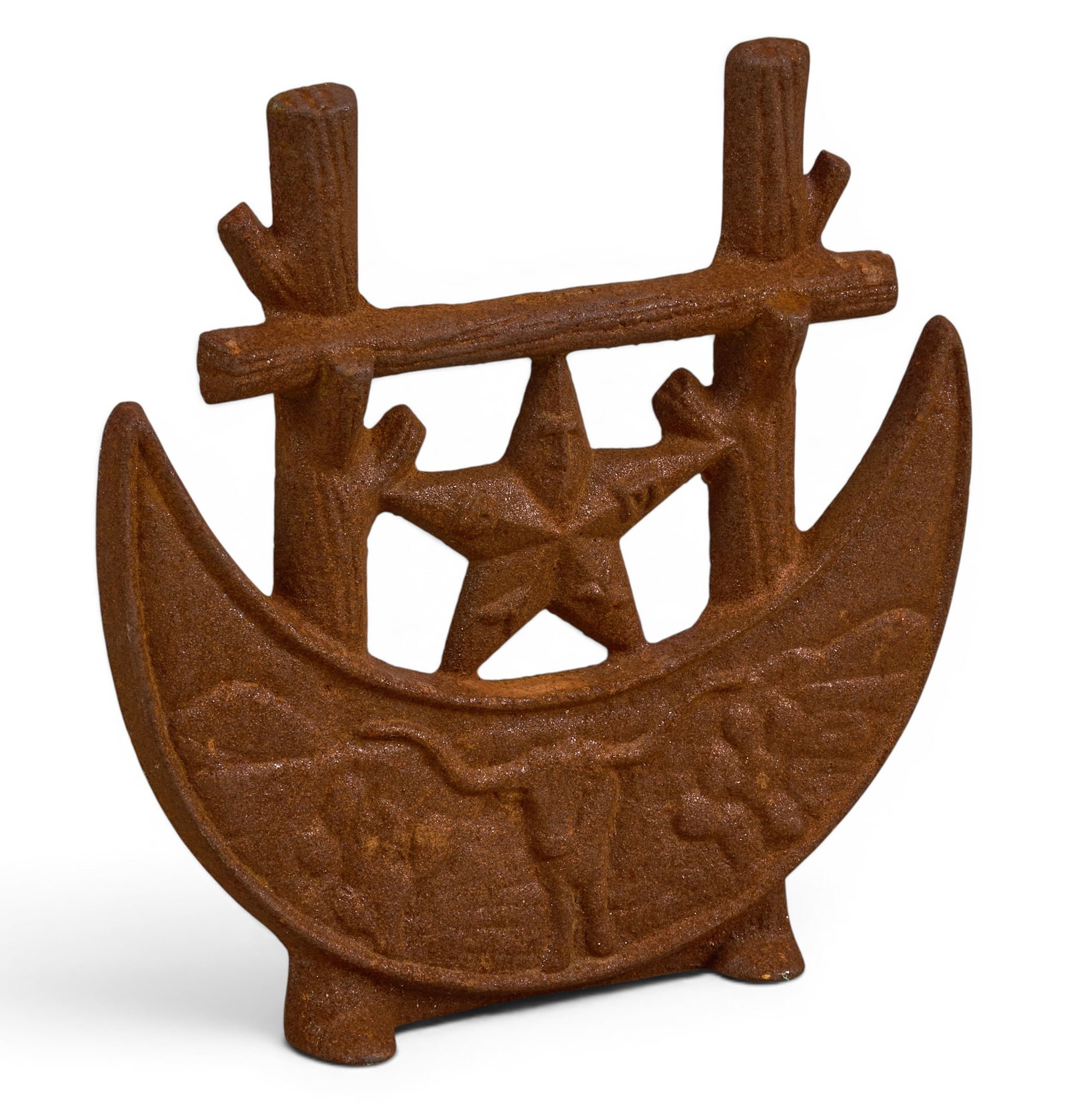 Iron Texas Centennial Boot Scraper, 1936 (1 of 3)