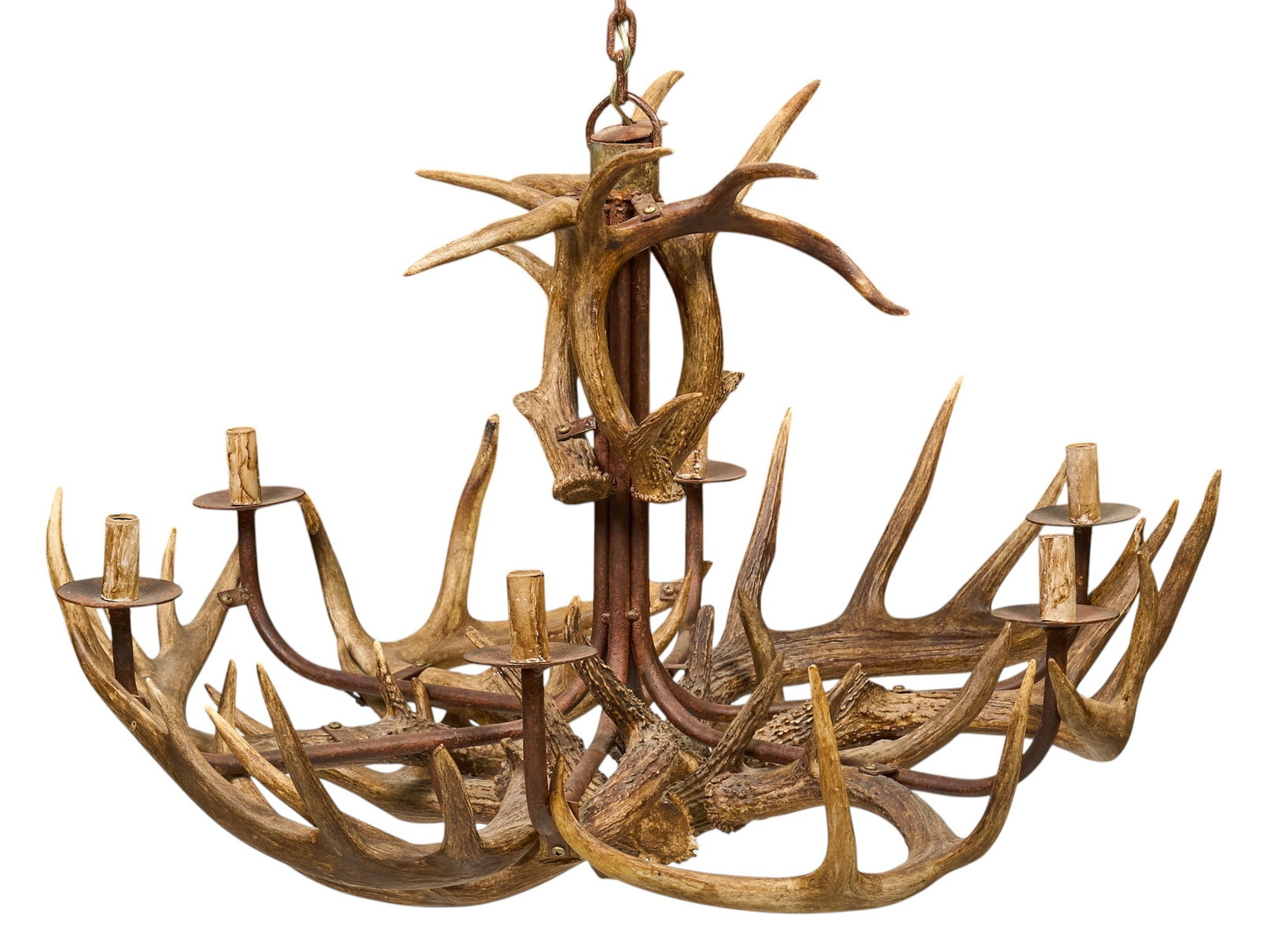 Rustic Antler Chandelier (1 of 4)