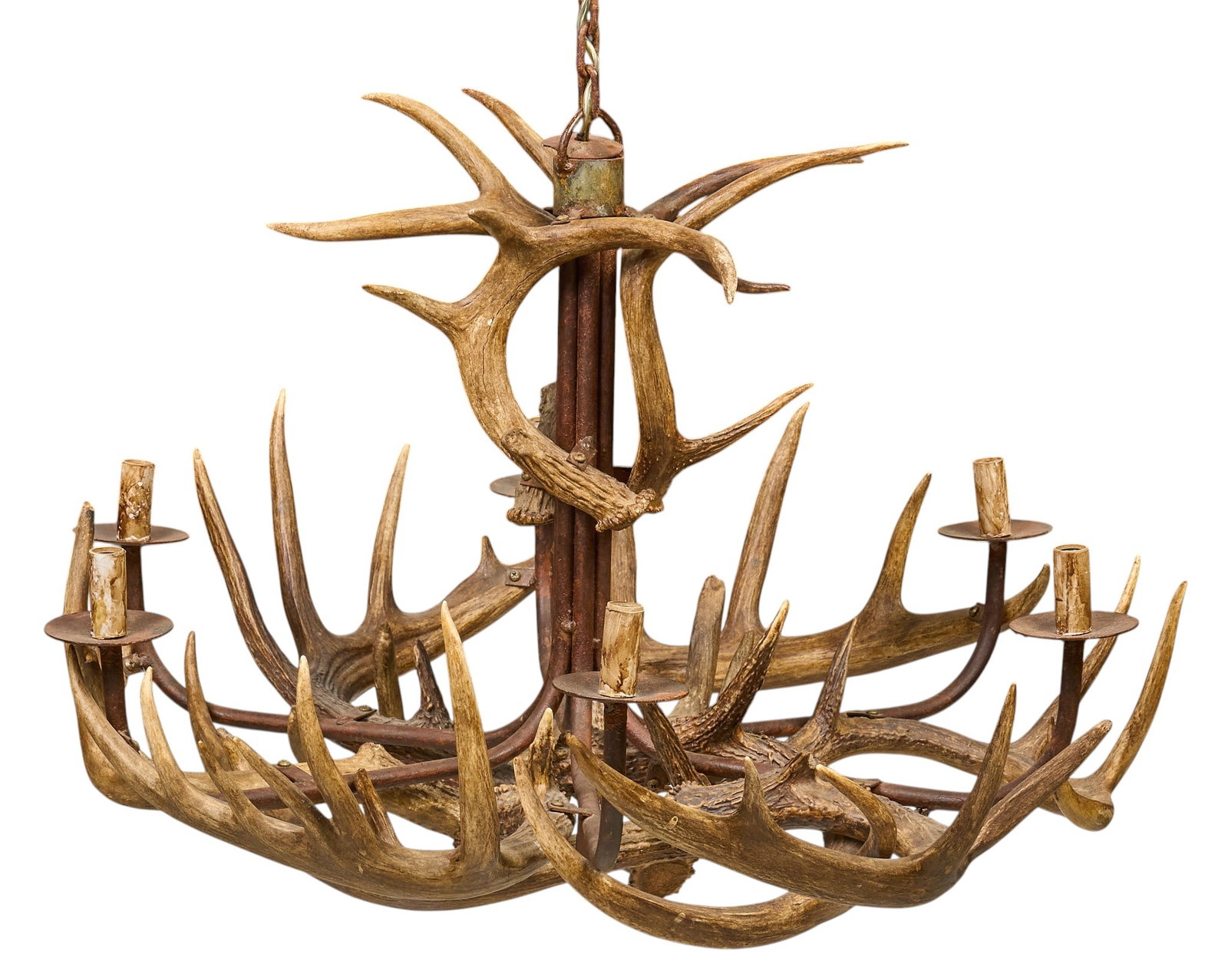 Rustic Antler Chandelier - 2
