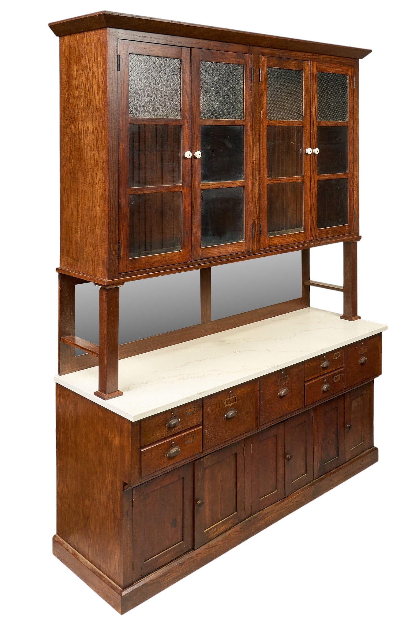 Marble Top Apothecary Cabinet (1 of 4)