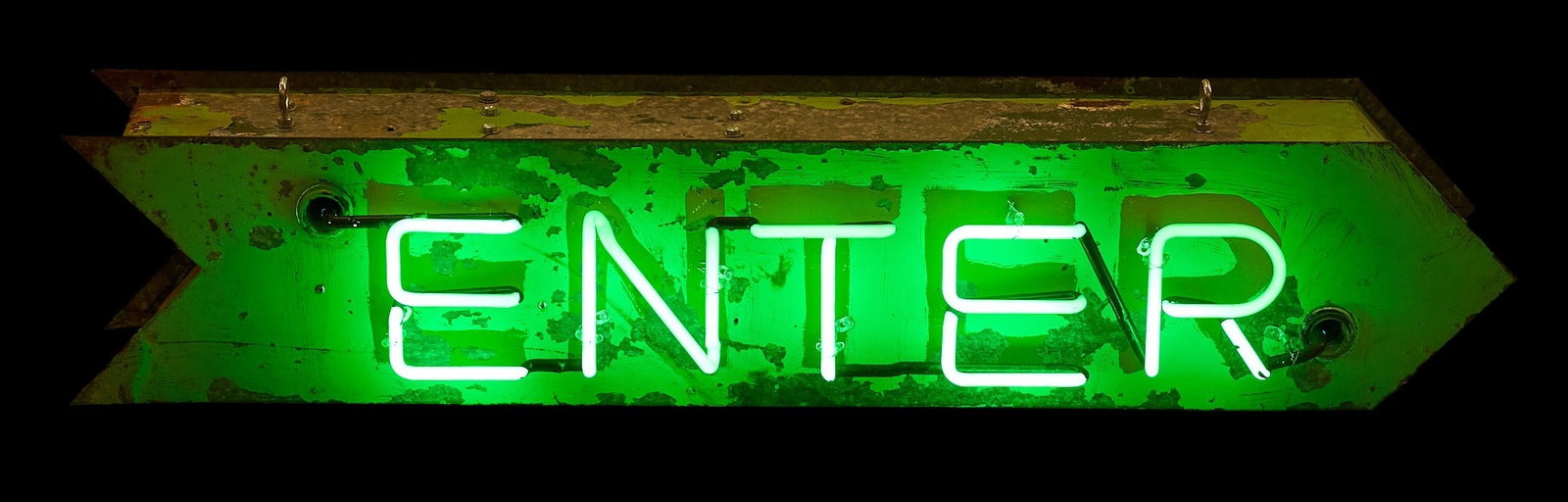Enter Neon Sign (1 of 4)