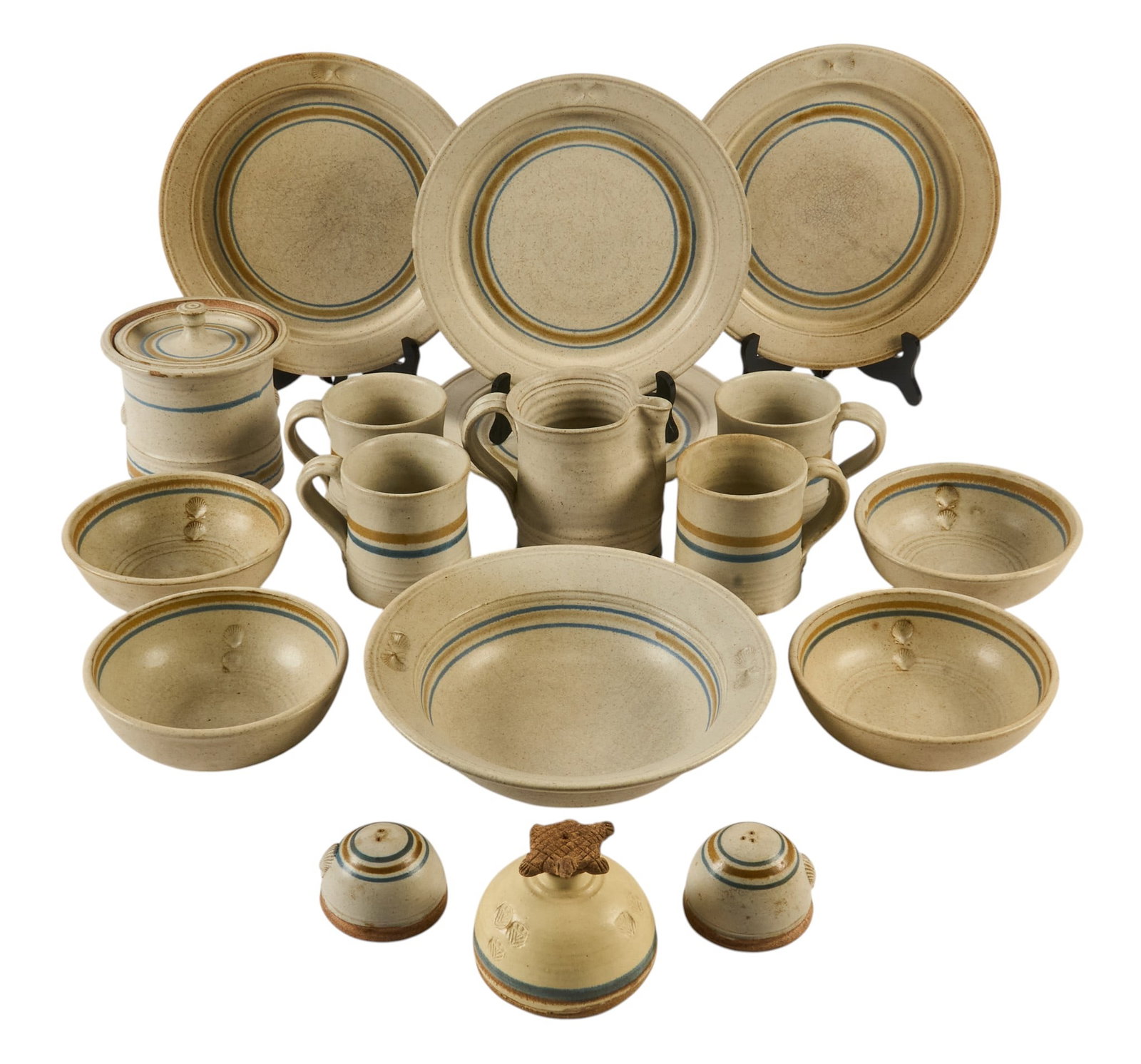 Nanci Barnes Pottery Dinnerware Set, Service for 4 (1 of 4)