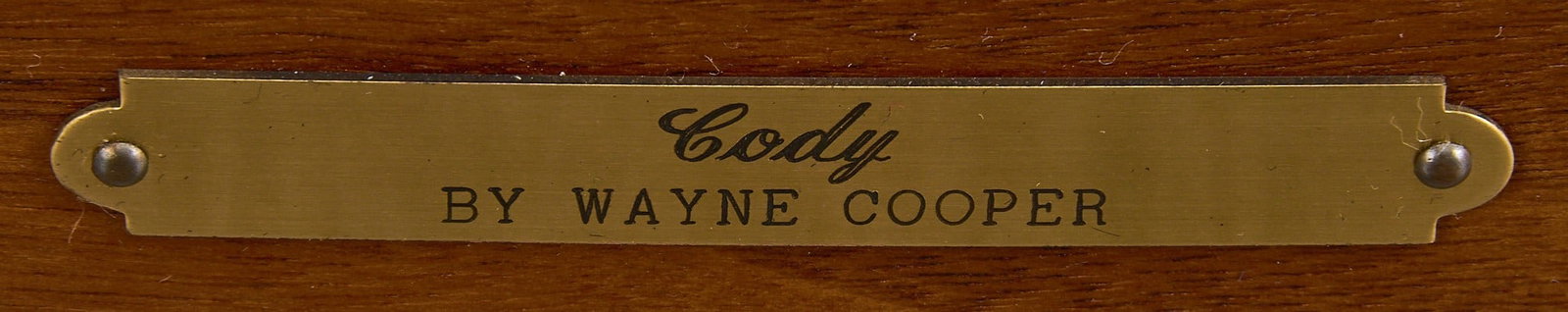 Wayne Cooper, "Cody" - 4