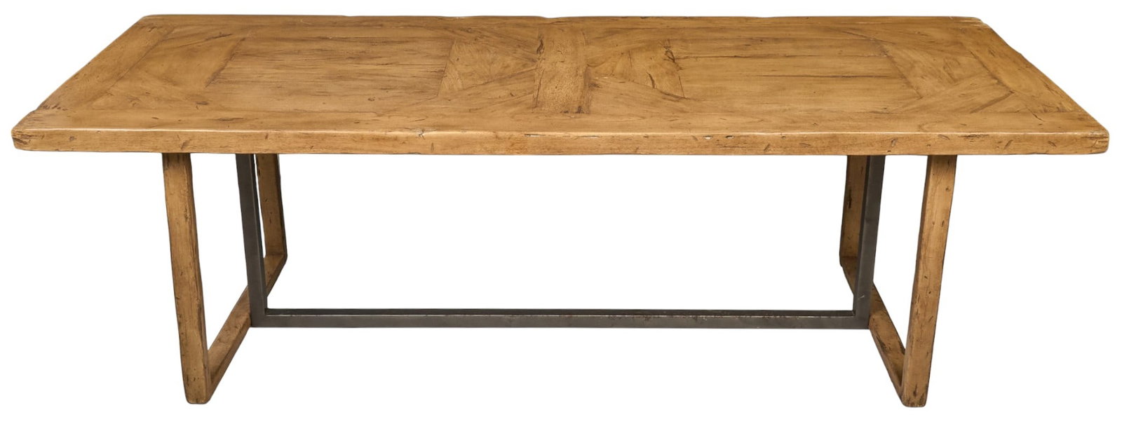 Large Rustic Wooden Dining Table (1 of 4)