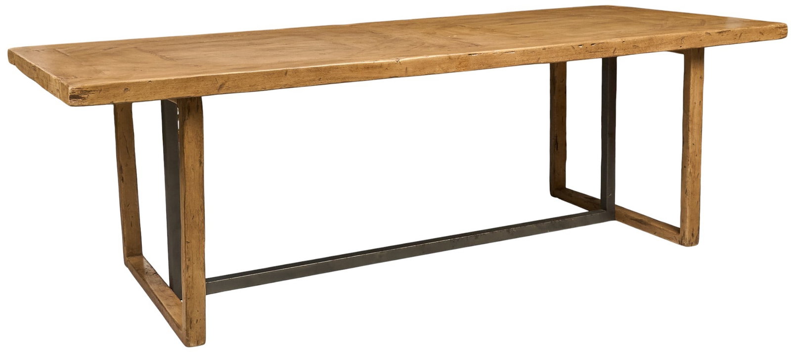Large Rustic Wooden Dining Table - 3