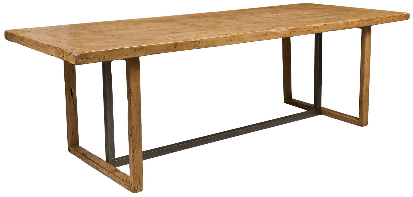 Large Rustic Wooden Dining Table - 4