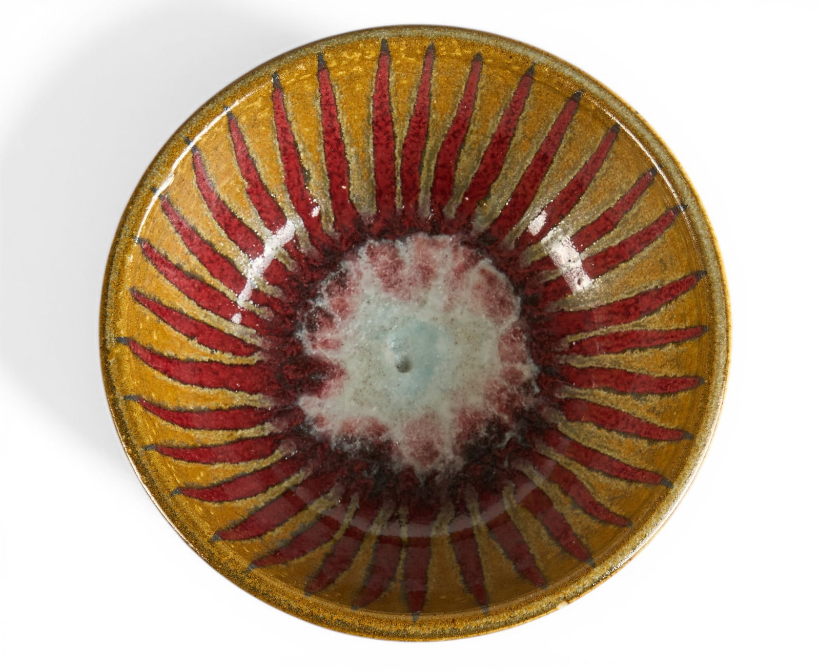 Harding Black, Oxblood Drip Bowl: Harding Black (San Antonio, Texas, 1912-2004), oxblood drip bowl, glazed and fired ceramic, incised signature and date on the underside height 3 in. x 6.5 in. diameter Provenance: Property from