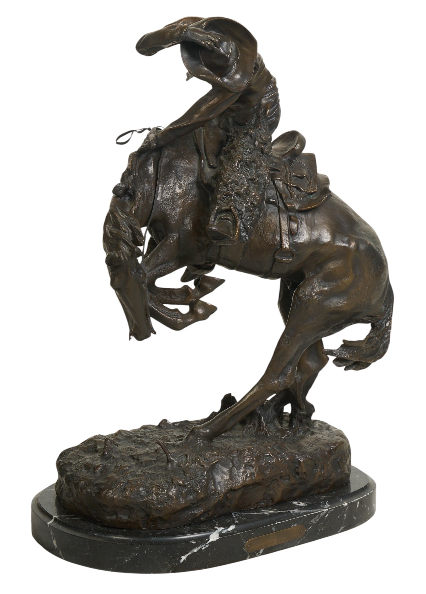 After Frederic Remington, "The Rattlesnake" (1 of 3)