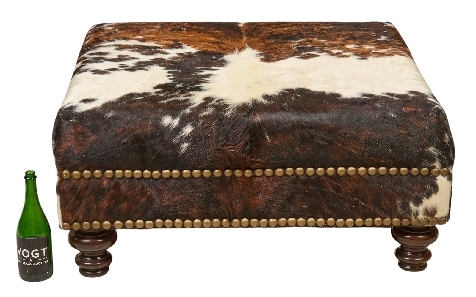Cowhide Ottoman - 2