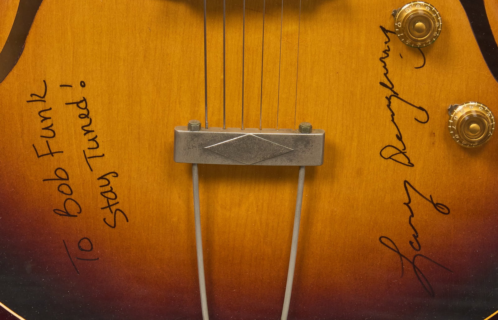 Larry Dougherty Signed Guitar - 3