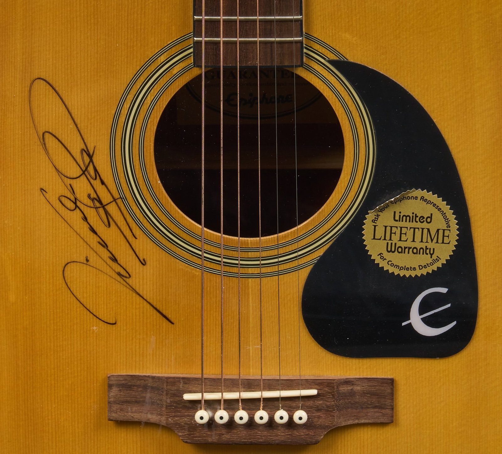 Framed Epiphone Guitar - 3
