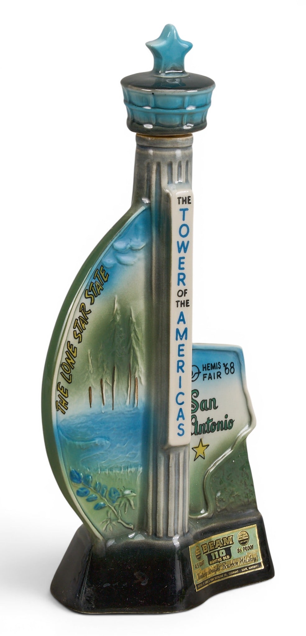 HemisFair '68 Jim Beam Decanter Souvenir (1 of 5)