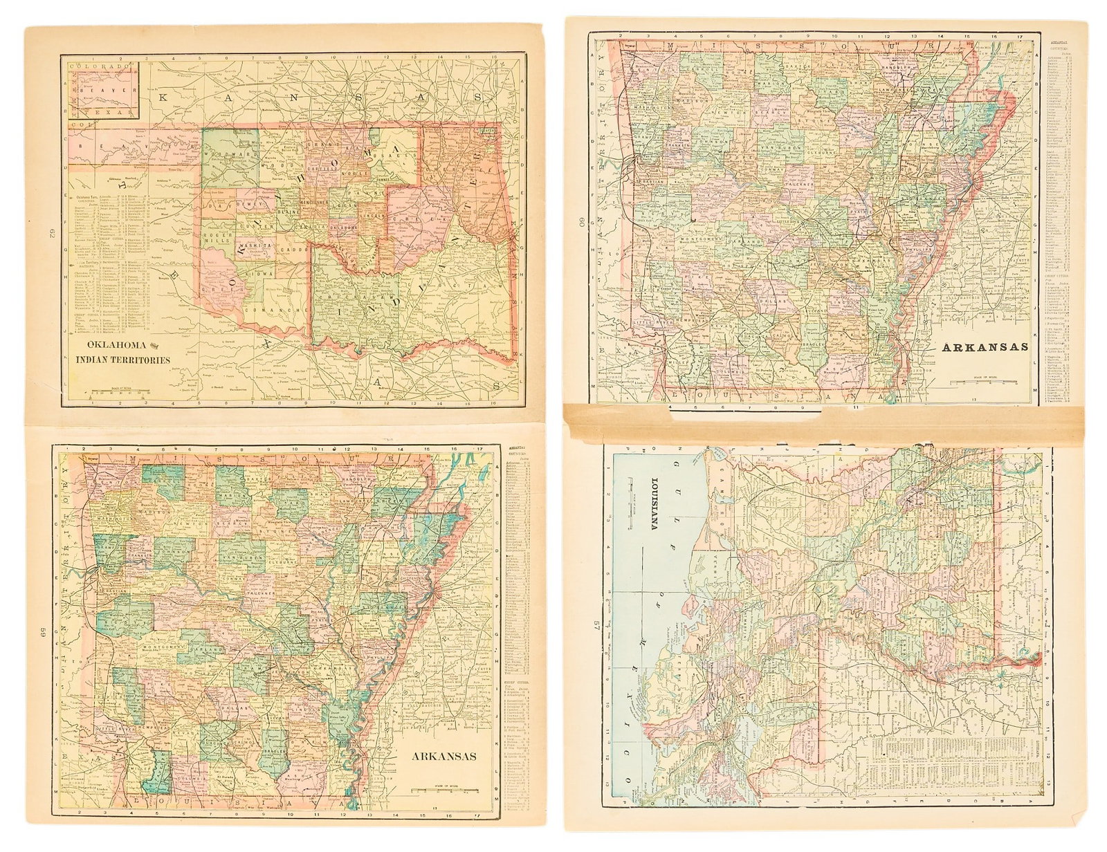 (2) Texas Maps - 2