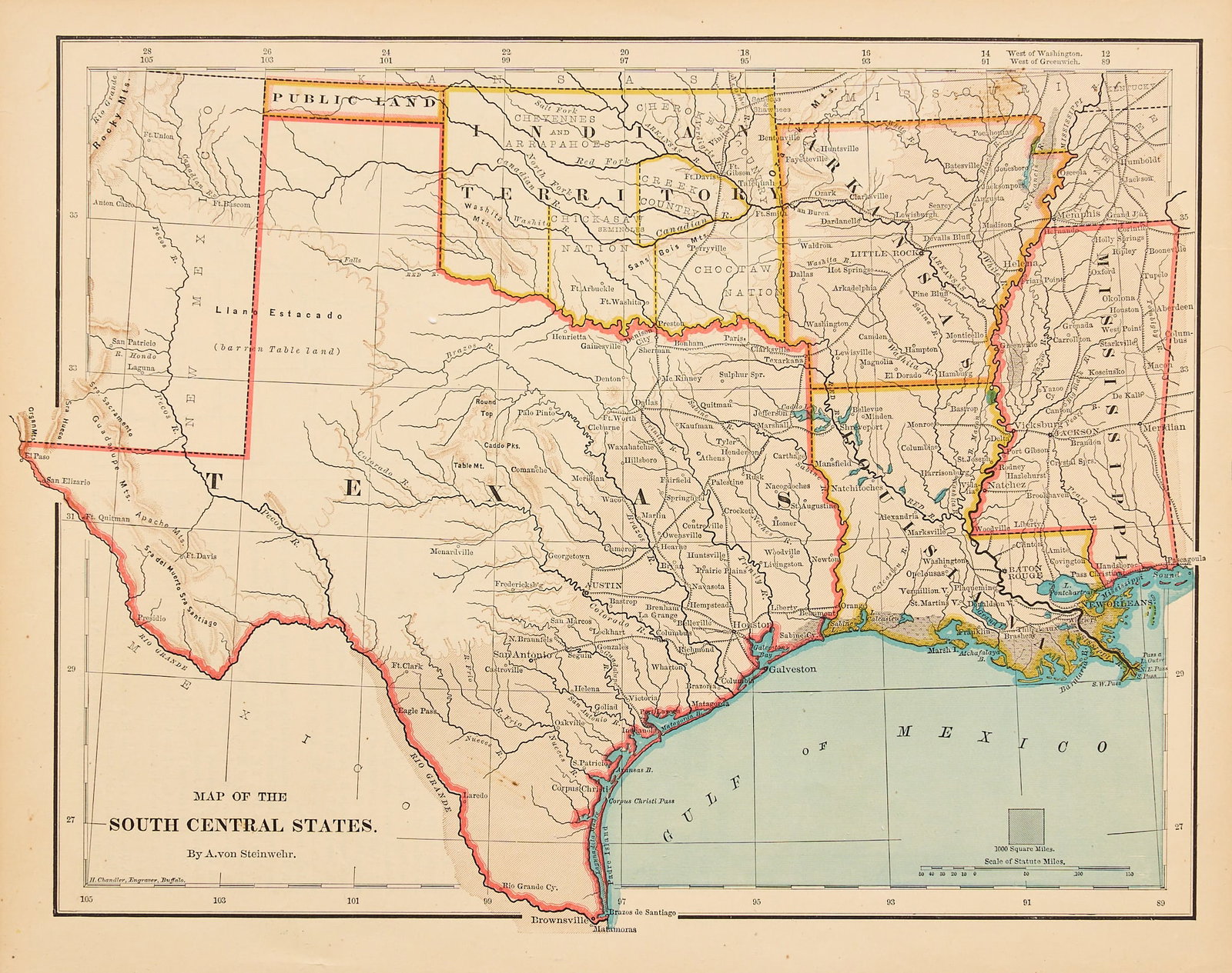 (3) Texas Maps - 3