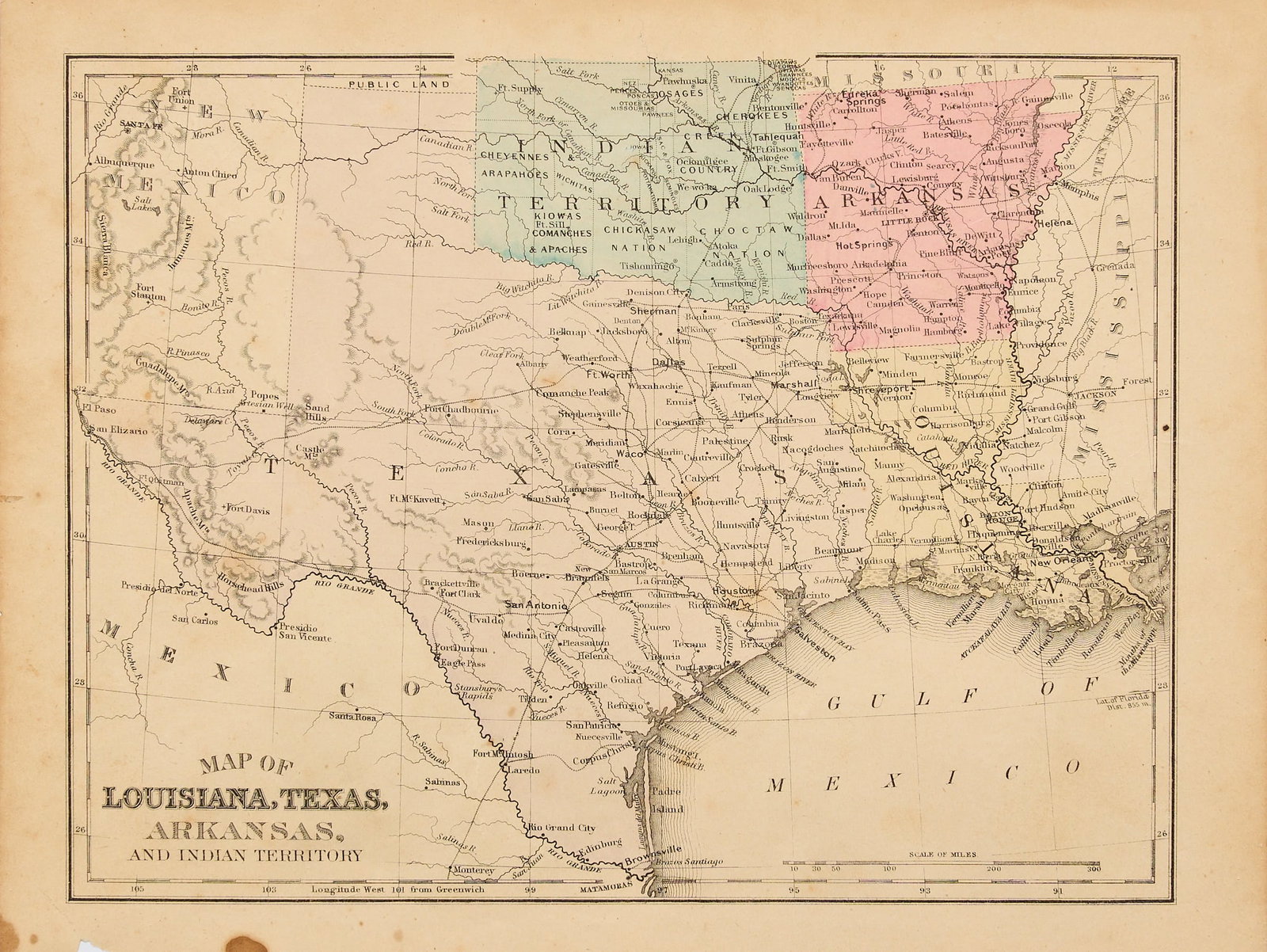 (3) Texas Maps - 4