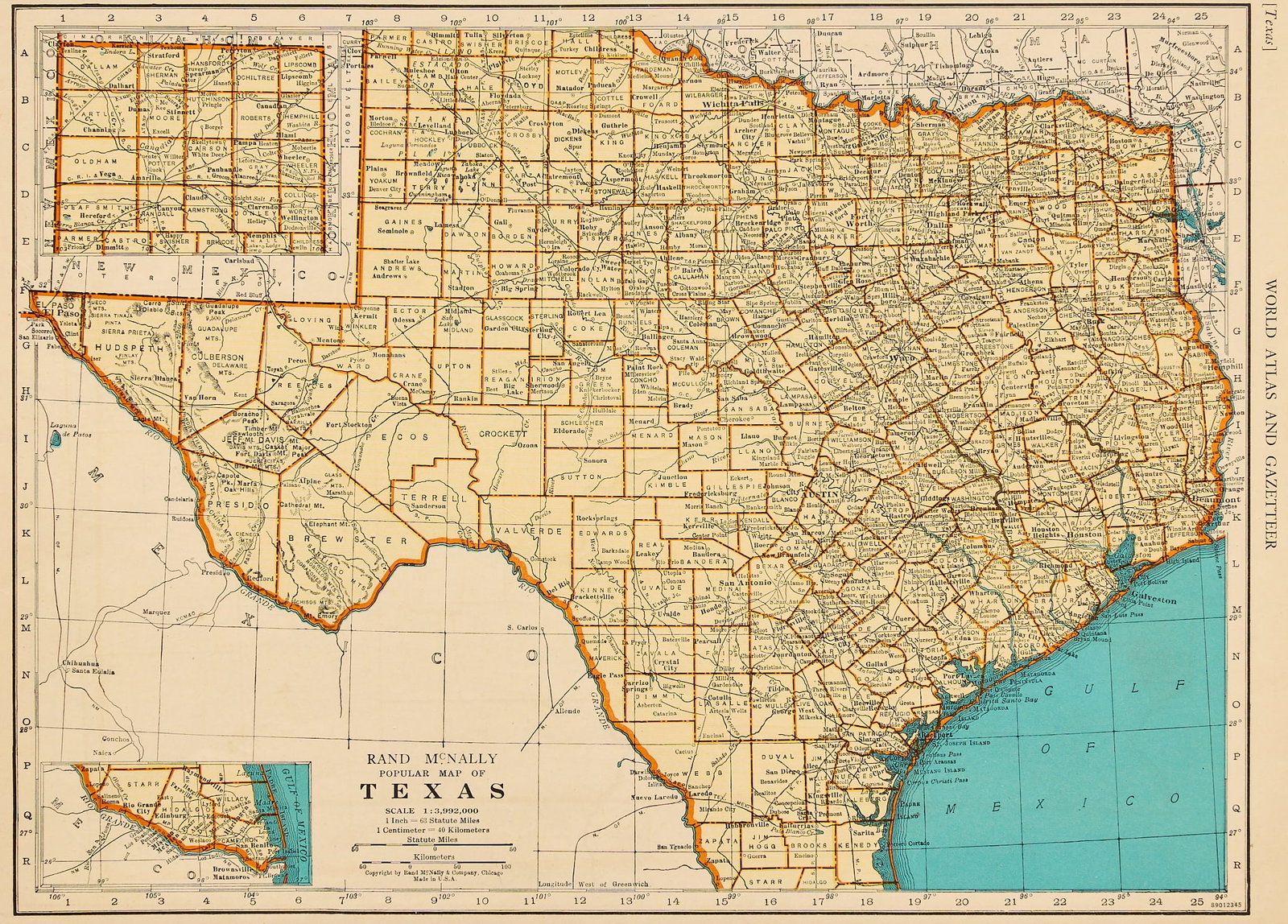 (3) Texas Maps - 3