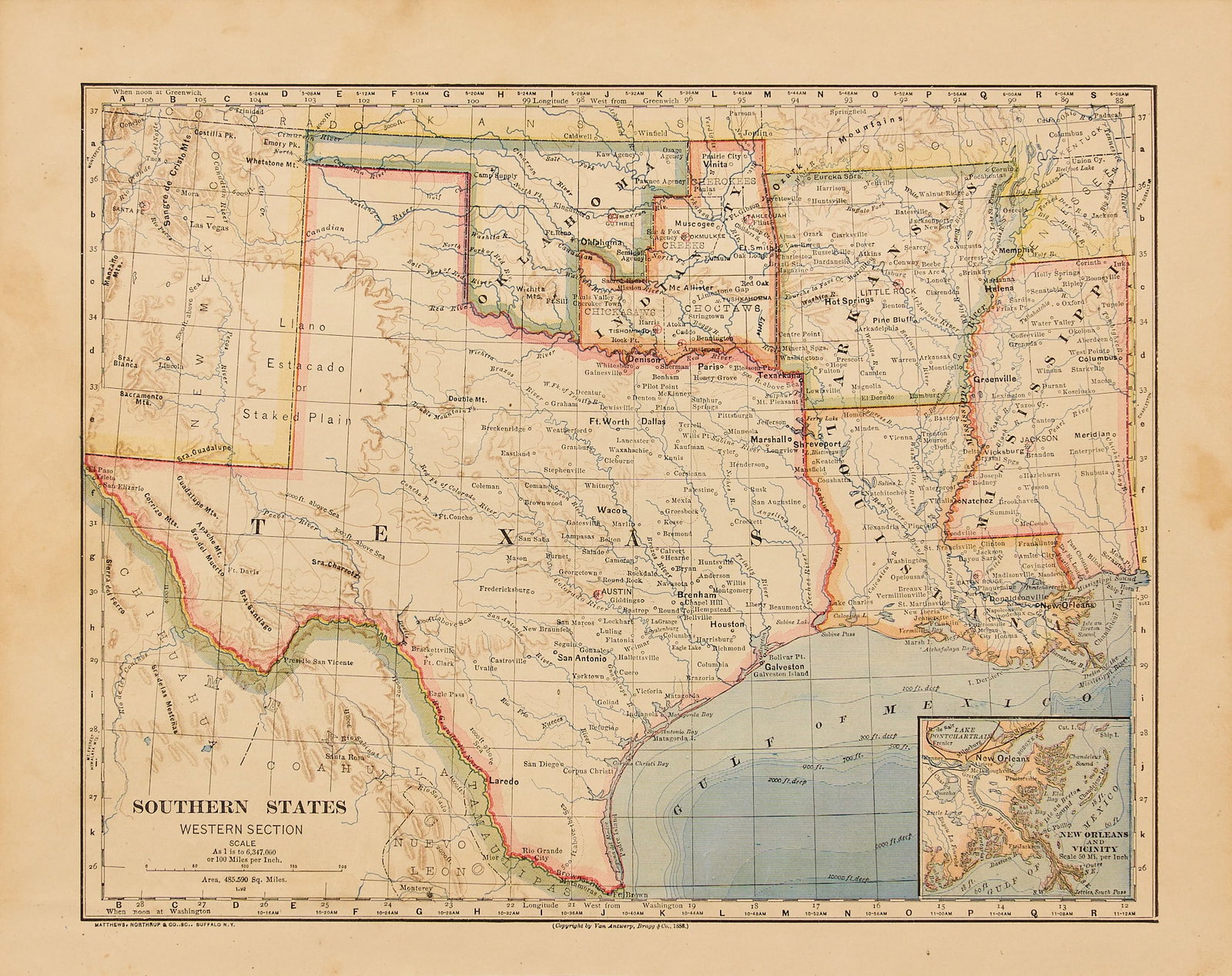 (3) Texas Maps - 4