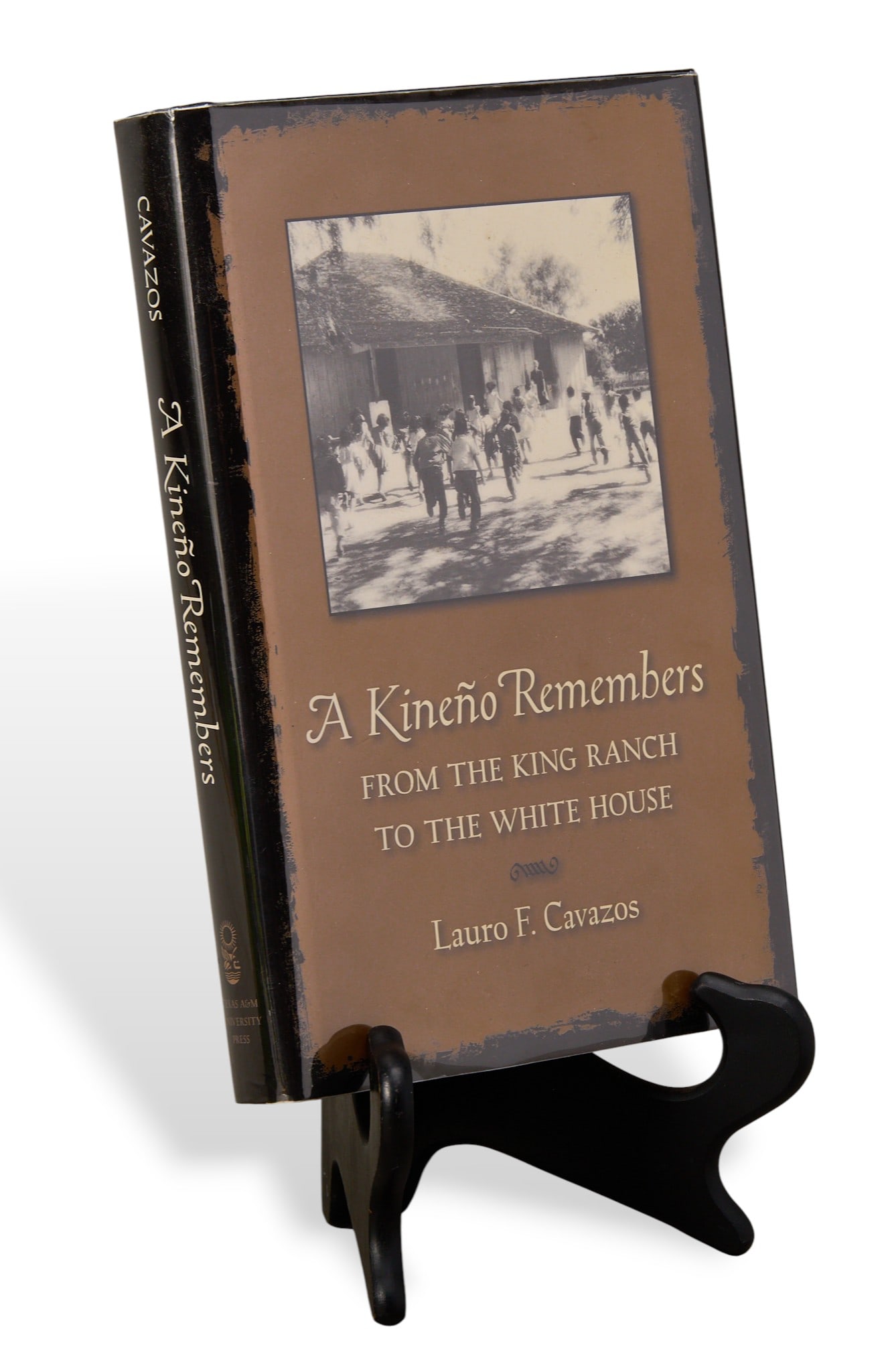 Signed A Kineno Remembers 2006, Lauro F. Cavazos: Signed first edition copy of 2006 "A Kineno Remembers" by Lauro F. Cavazos, published by Texas A&M University Press (College Station, Texas) 284 pages, hardcover with dust jacket,