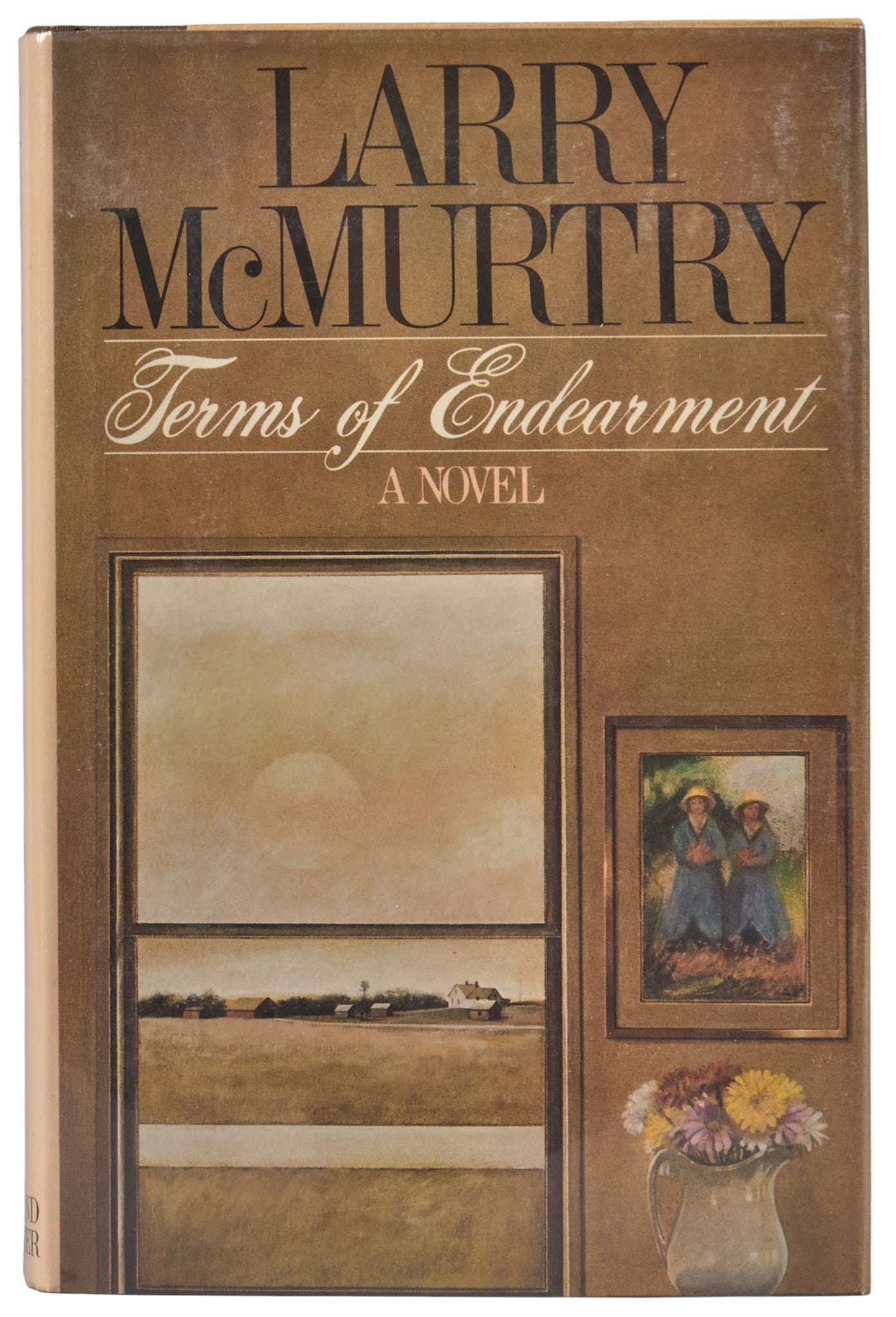 Signed Terms of Endearment 1975, Larry McMurtry: Signed first edition copy of 1975 "Terms of Endearment" by Larry McMurtry, published by Simon and Schuster (New York), 410 pages, hardcover with dust jacket, octavo Provenance: