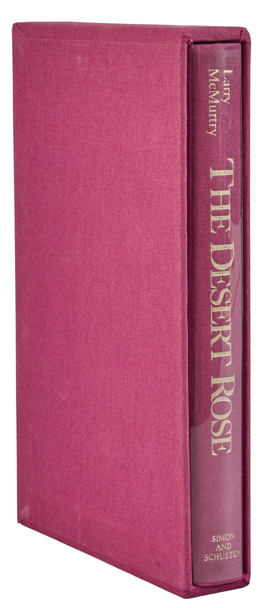 Signed The Desert Rose 1983, Larry McMurtry: Signed copy of 1983 "The Desert Rose" by Larry McMurtry, signed by him, special edition copy 99 of 250, published Simon and Schuster (New York), 254 pages, hardcover with slipcase, with
