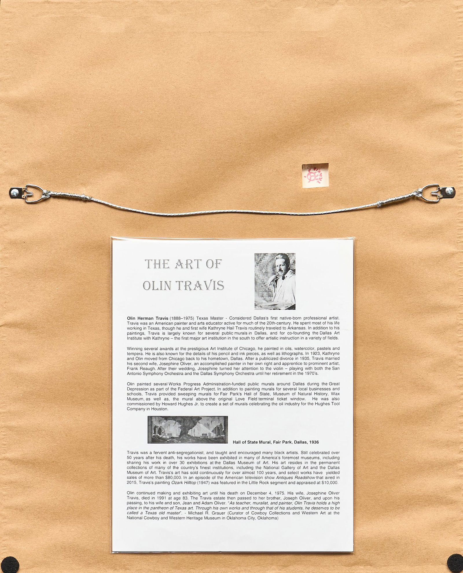 Olin Travis, "The Texan" - 5